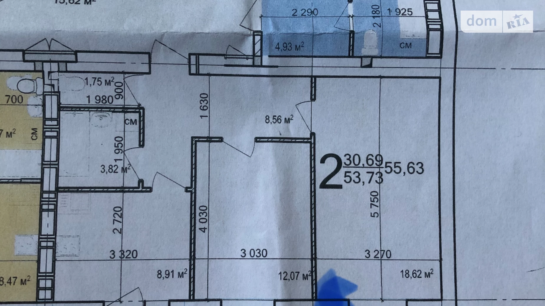 Продается 2-комнатная квартира 56 кв. м в Харькове, ул. Академика Барабашова