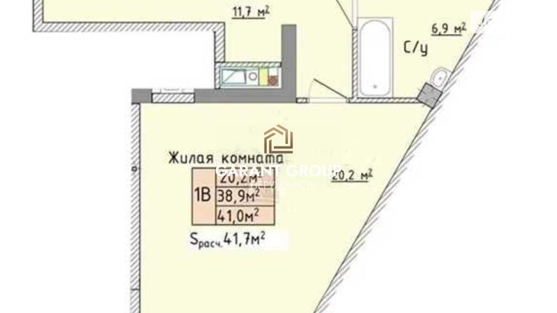 Продається 1-кімнатна квартира 42.7 кв. м у Одесі, Фонтанська дор.