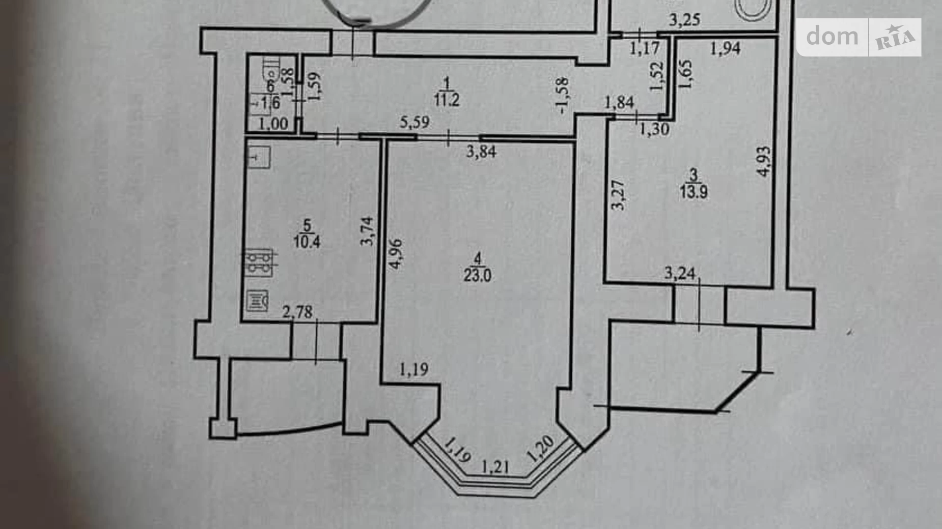 Продається 2-кімнатна квартира 75 кв. м у Полтаві, вул. Головка, 21 - фото 2