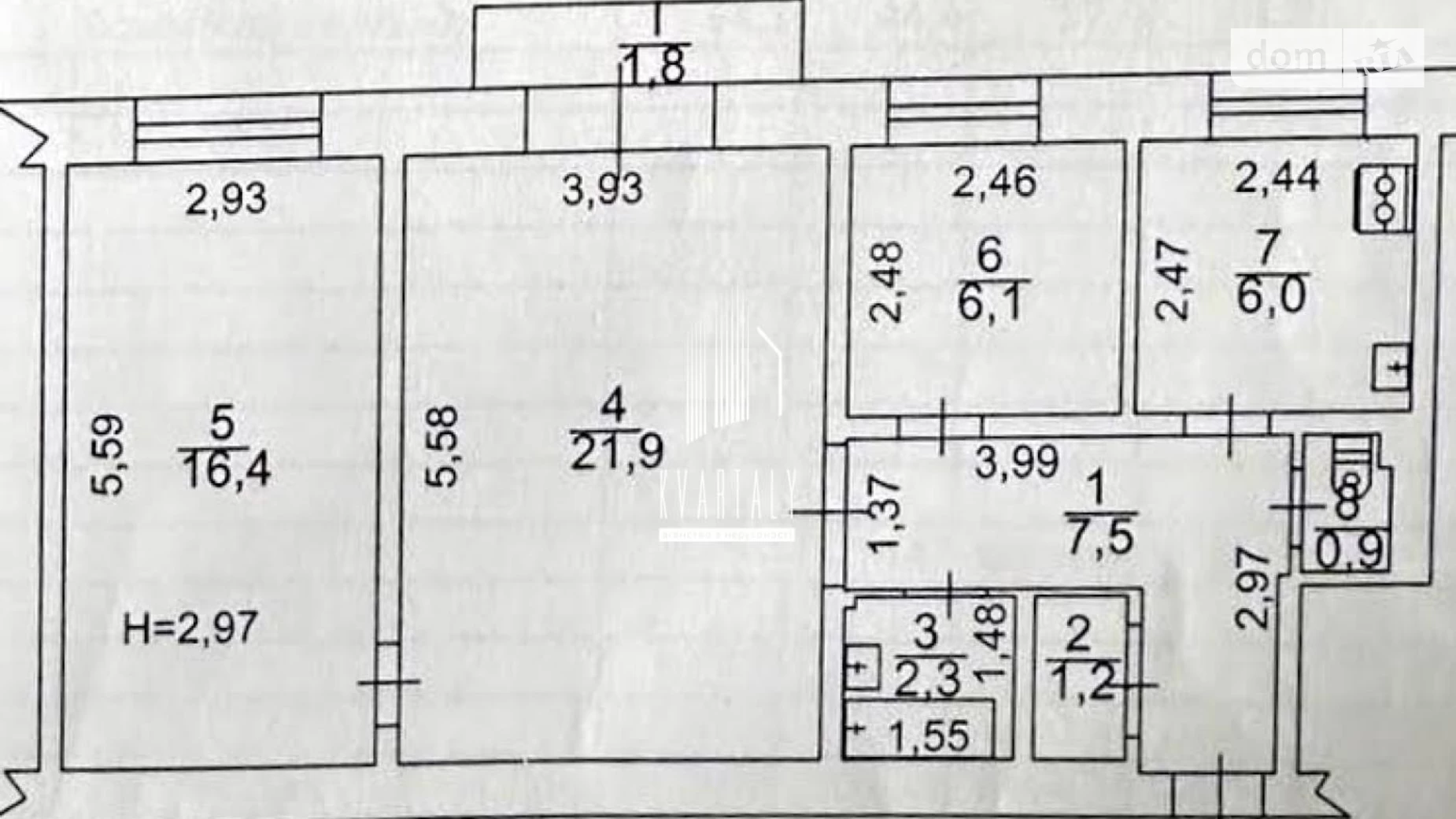 Продается 3-комнатная квартира 65 кв. м в Киеве, пер. Аллы Горской(Чеслава Белинского), 10