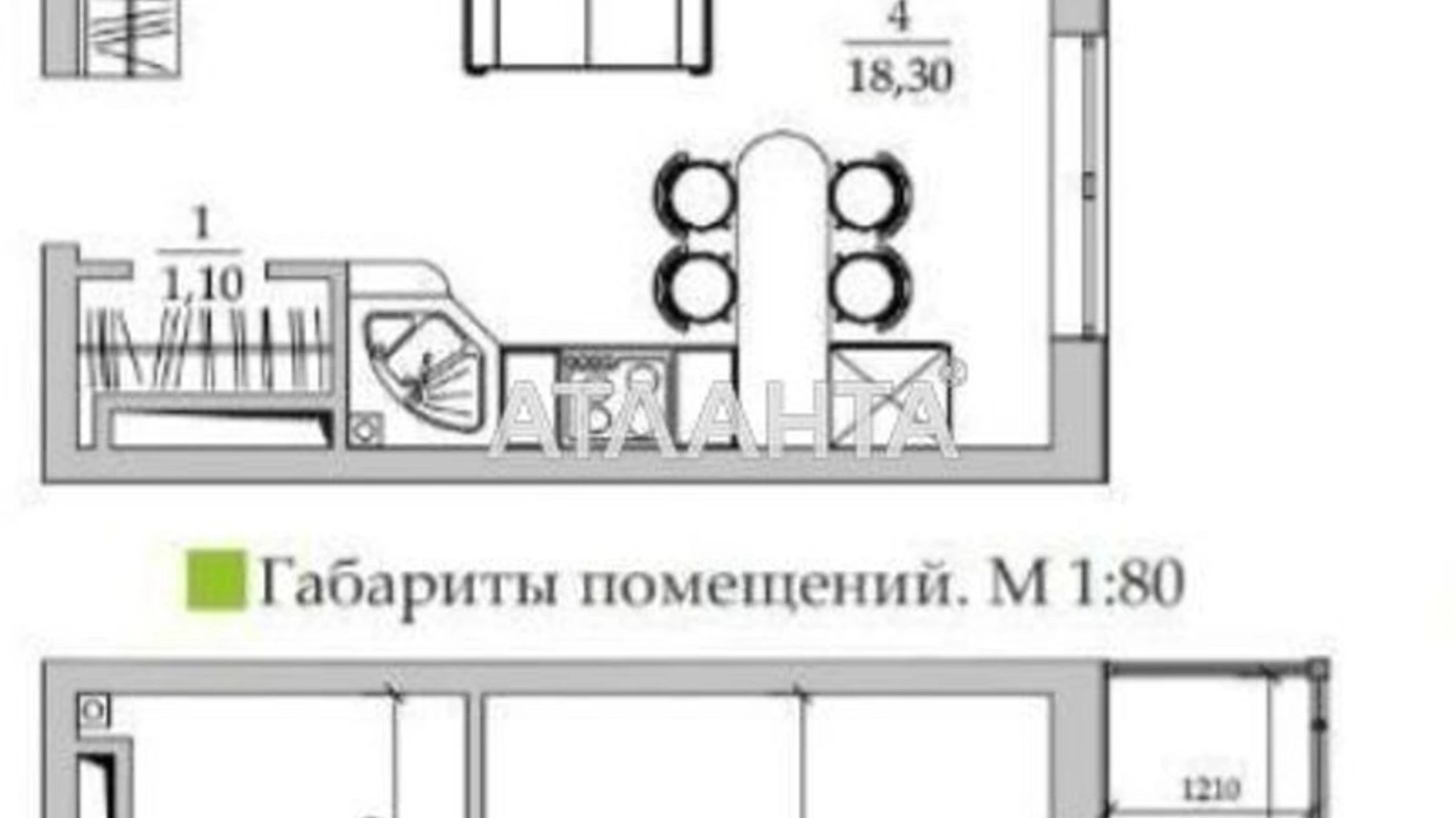 Продается 1-комнатная квартира 37.5 кв. м в Одессе, ул. Академика Вильямса