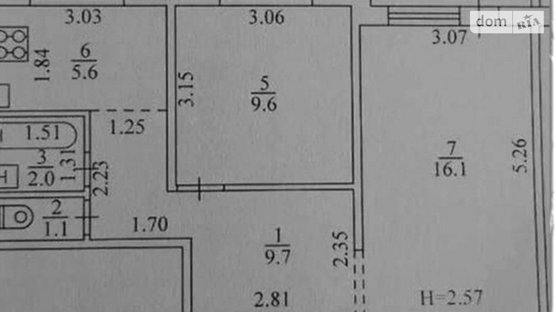 Продается 2-комнатная квартира 46 кв. м в Харькове, бул. Сергея Грицевца, 4