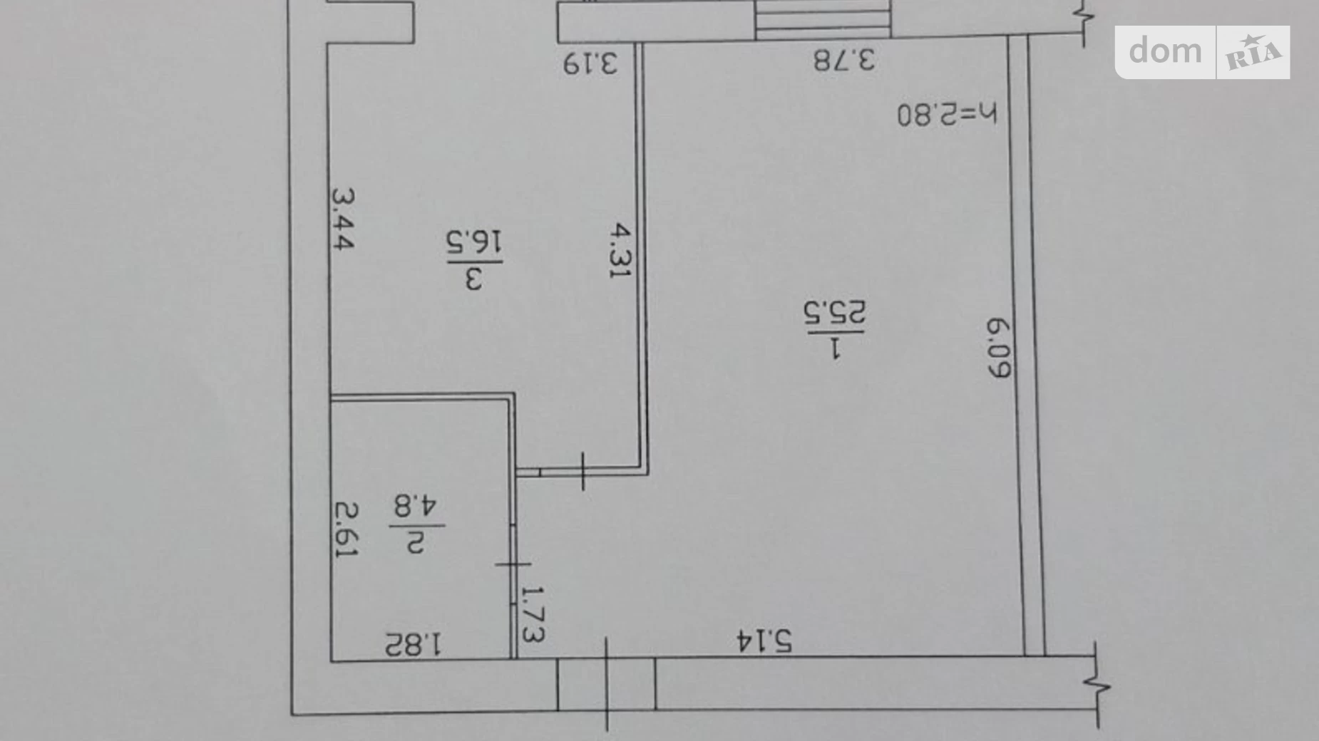 Продается 1-комнатная квартира 48 кв. м в Днепре, ул. Содружества, 7