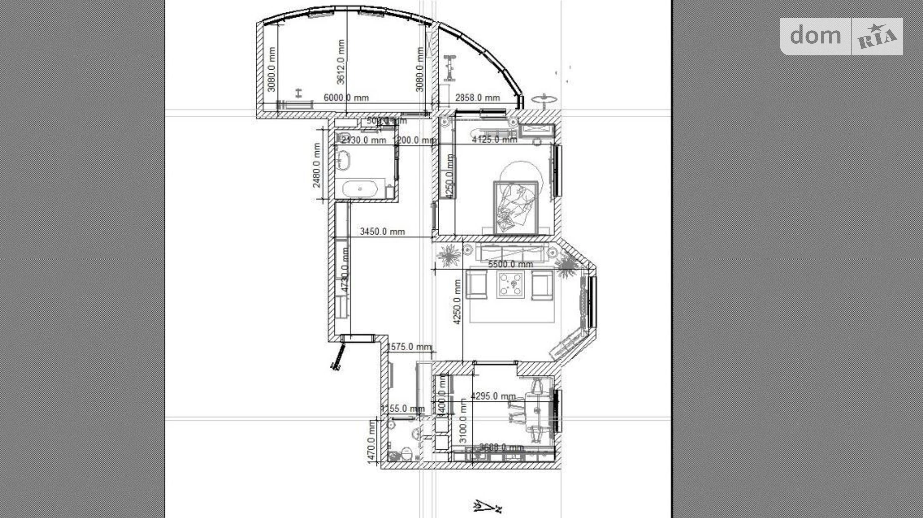 Продается 3-комнатная квартира 107 кв. м в Киеве, ул. Александра Мишуги, 12