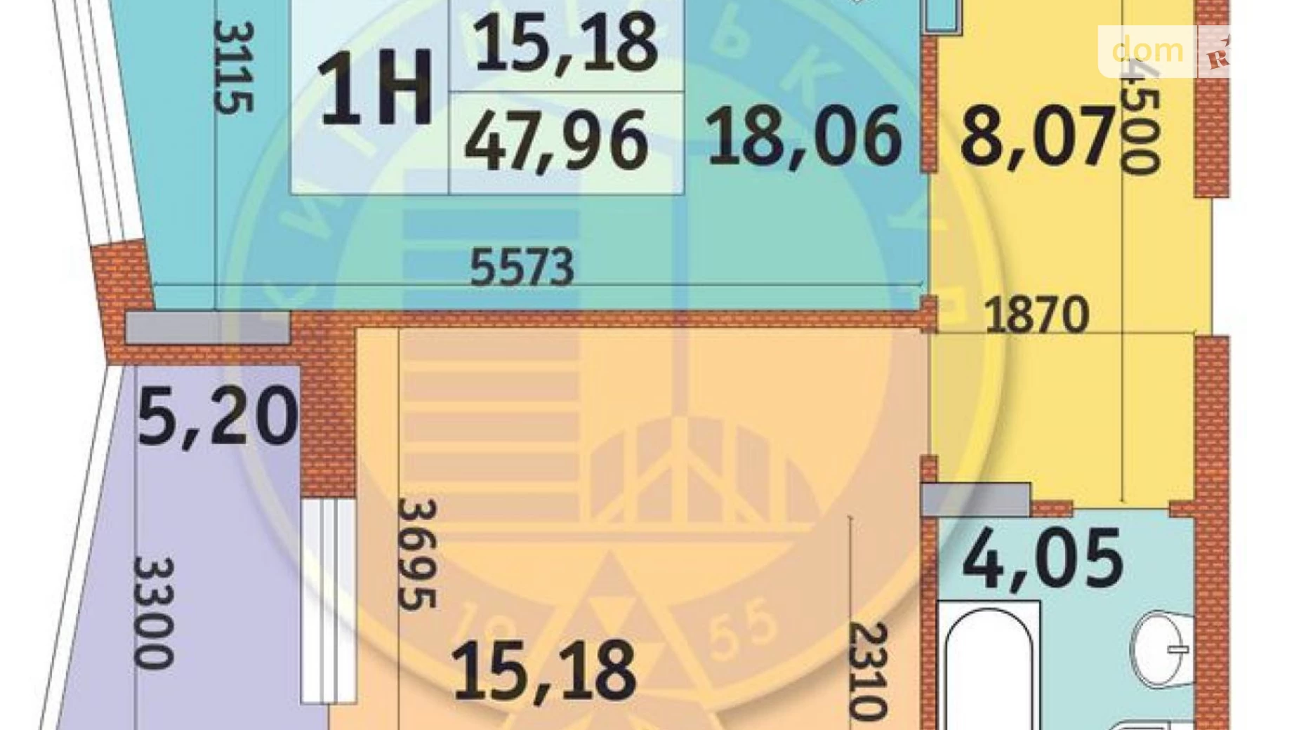 Продається 1-кімнатна квартира 48 кв. м у Києві, вул. Дубищанська - фото 3