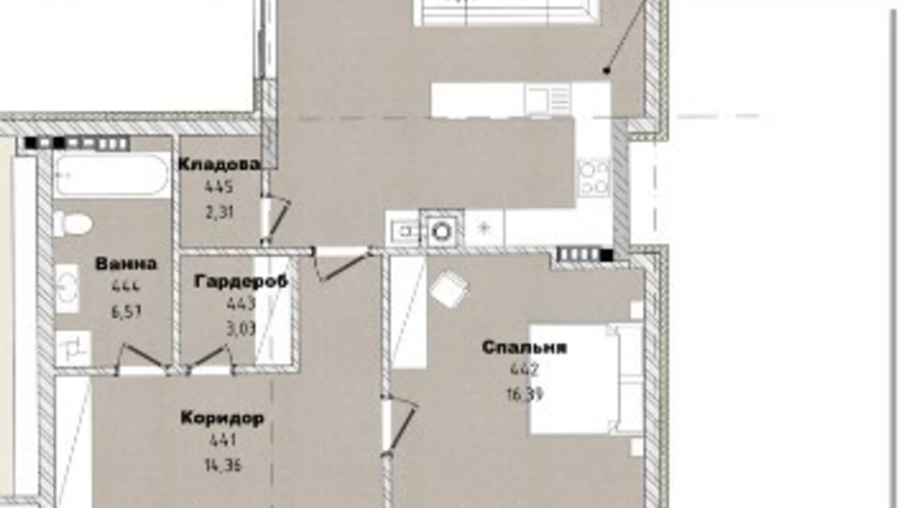 Продается 1-комнатная квартира 85 кв. м в Львове, ул. Коновальца Евгения, 21