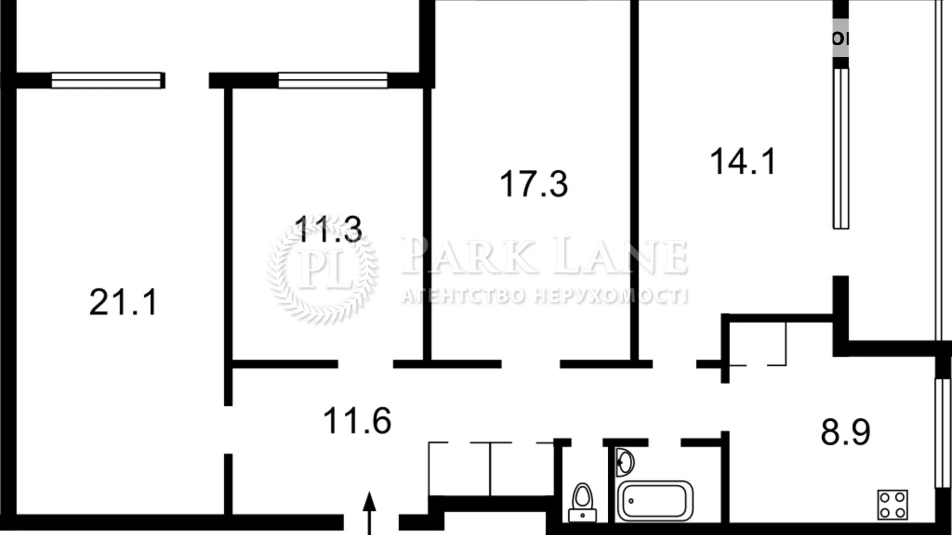 Продается 4-комнатная квартира 103 кв. м в Киеве, ул. Флоренции, 9