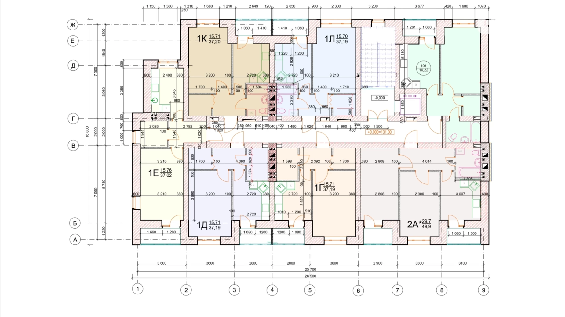 Продается 1-комнатная квартира 37 кв. м в Кропивницком, ул. Ровенская, 7