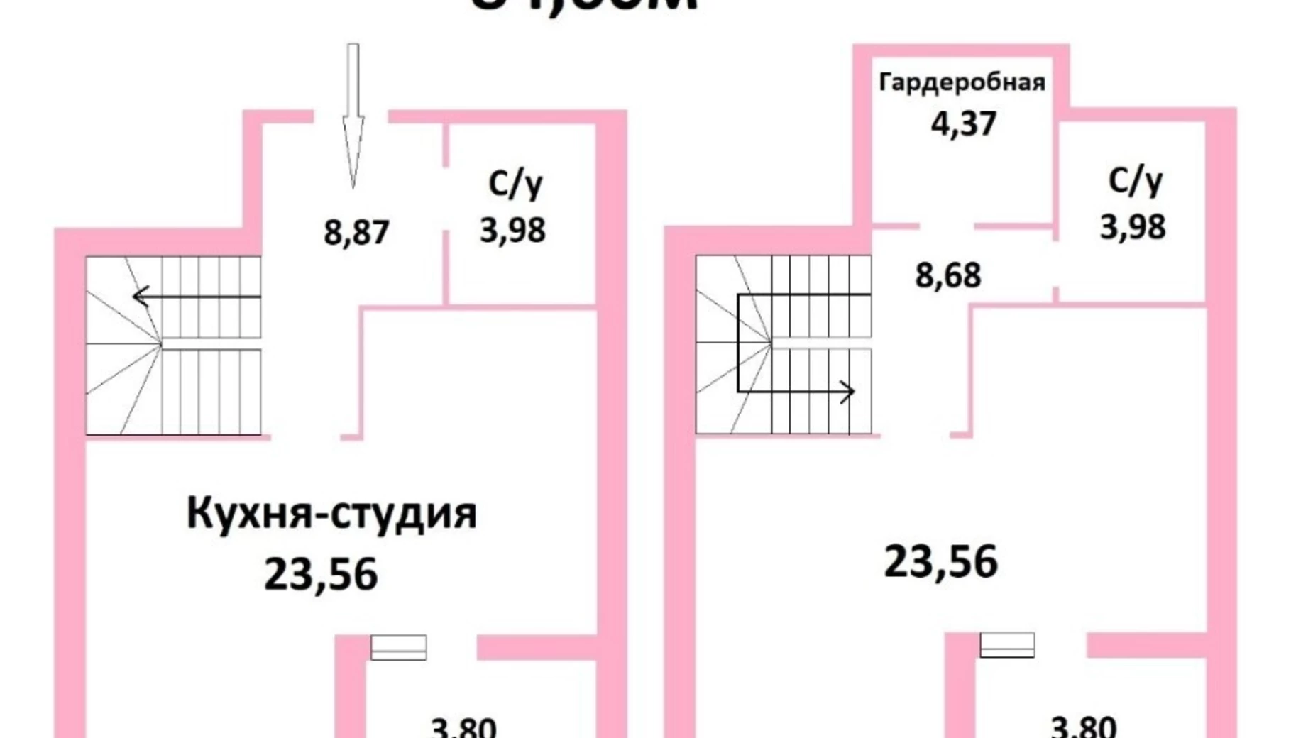 Продается 3-комнатная квартира 81 кв. м в Чернигове - фото 2