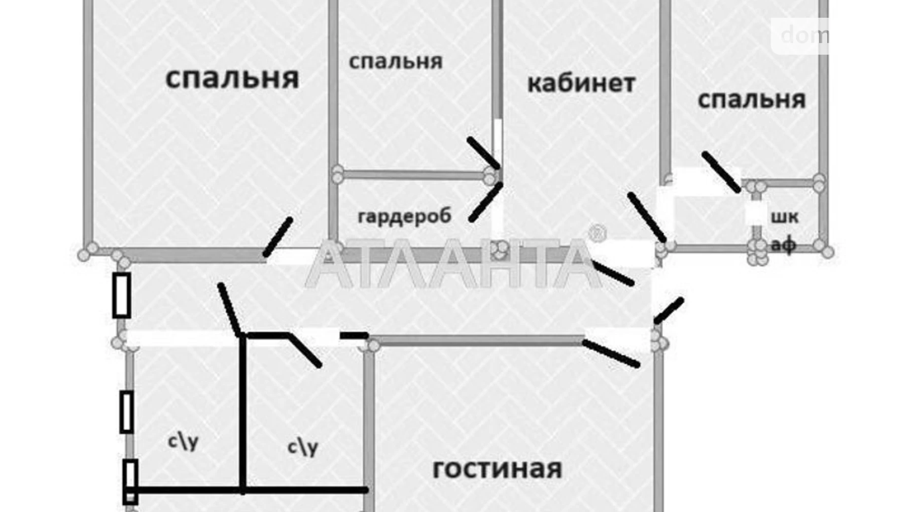 Продается 5-комнатная квартира 120 кв. м в Одессе, ул. Серова - фото 2
