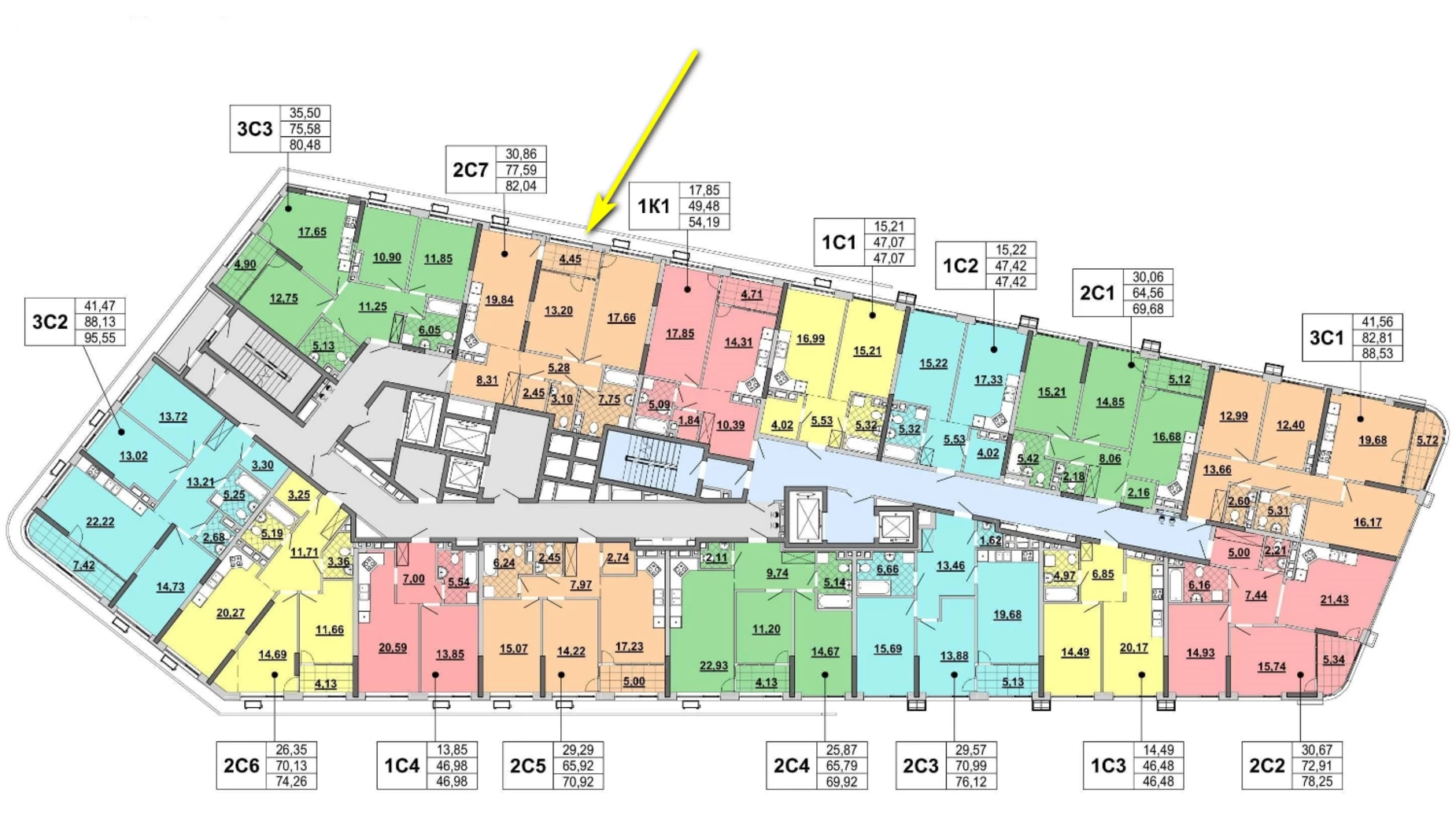 Продается 3-комнатная квартира 84 кв. м в Киеве, наб. Днепровская, 15К