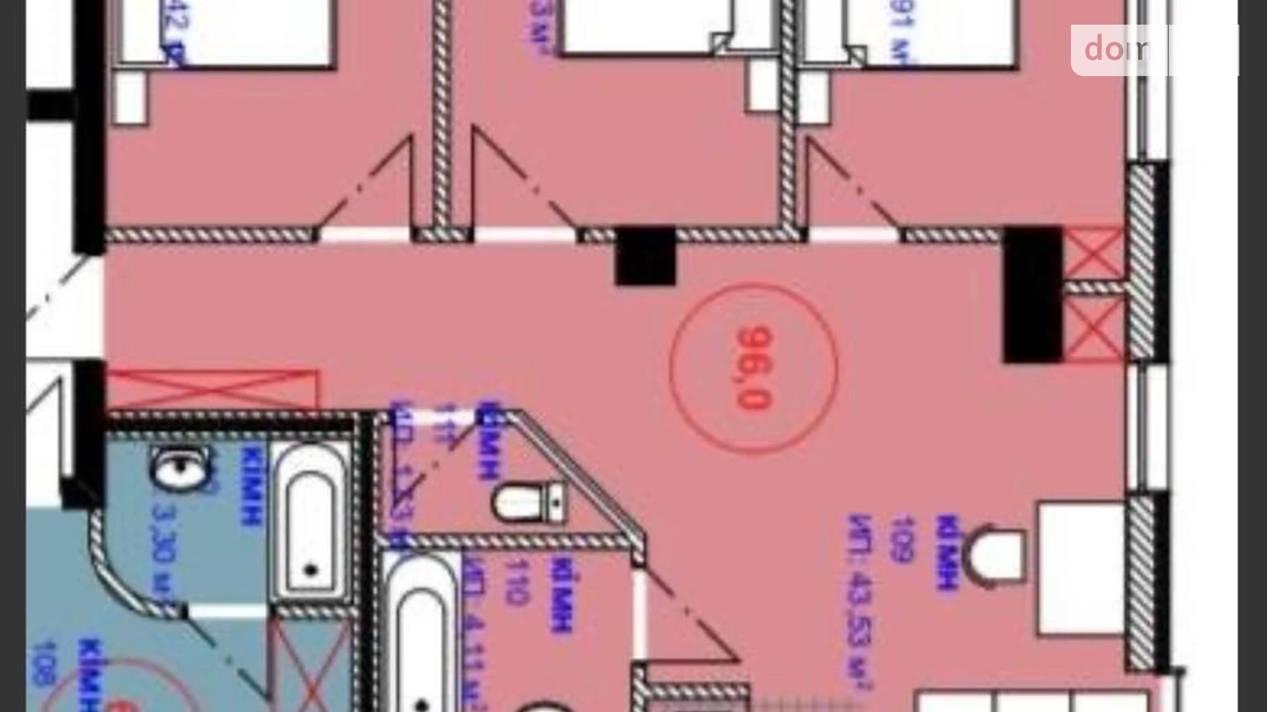 Продается 2-комнатная квартира 58.5 кв. м в Ивано-Франковске, ул. Химиков, 28 - фото 2