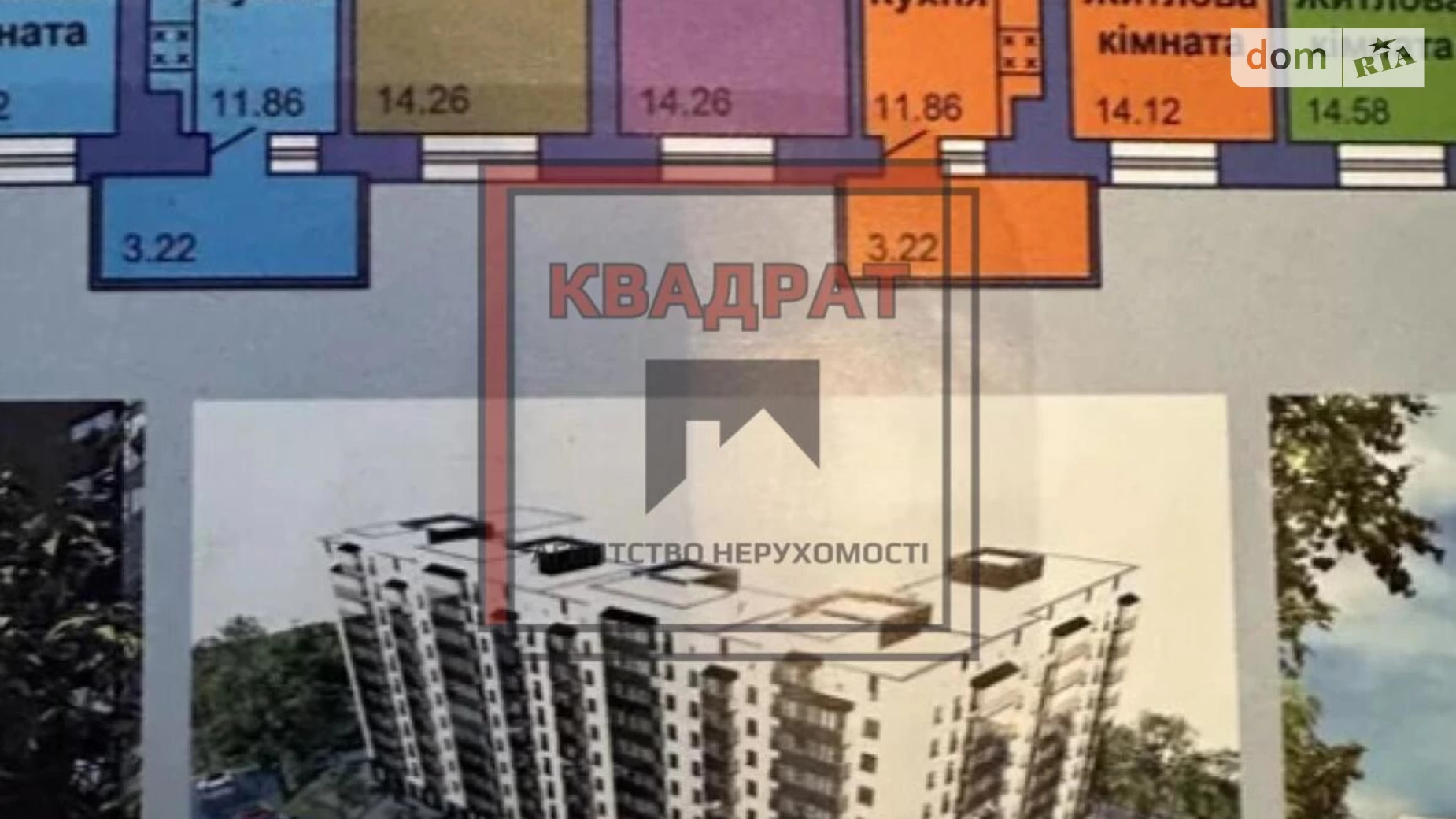 Продается 1-комнатная квартира 39 кв. м в Полтаве, Сади 2 - фото 5