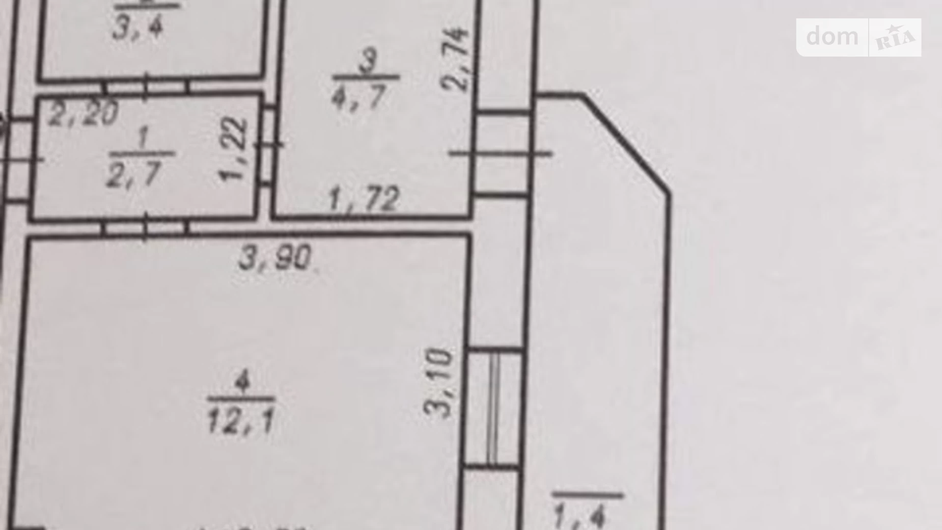 Продается 1-комнатная квартира 24 кв. м в Хмельницком, ул. Романа Шухевича(Курчатова), 17