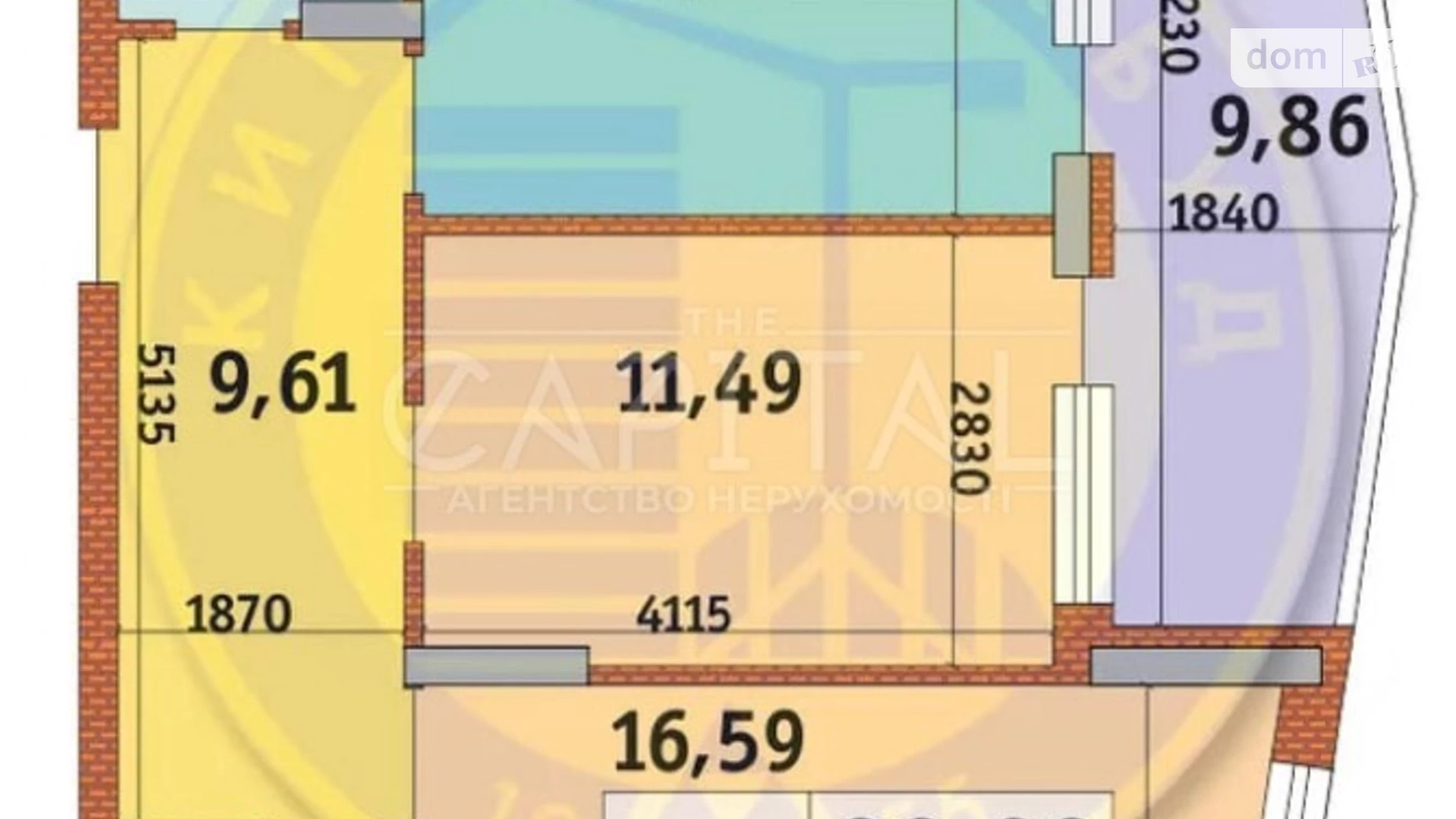 Продається 2-кімнатна квартира 65 кв. м у Києві, вул. Редьчинська, 5