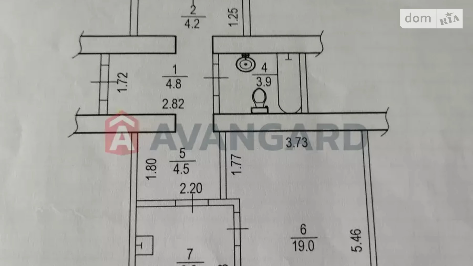 Продається 2-кімнатна квартира 57 кв. м у Дніпрі, вул. Піхоти Короля(Чайкіної Лізи), 1