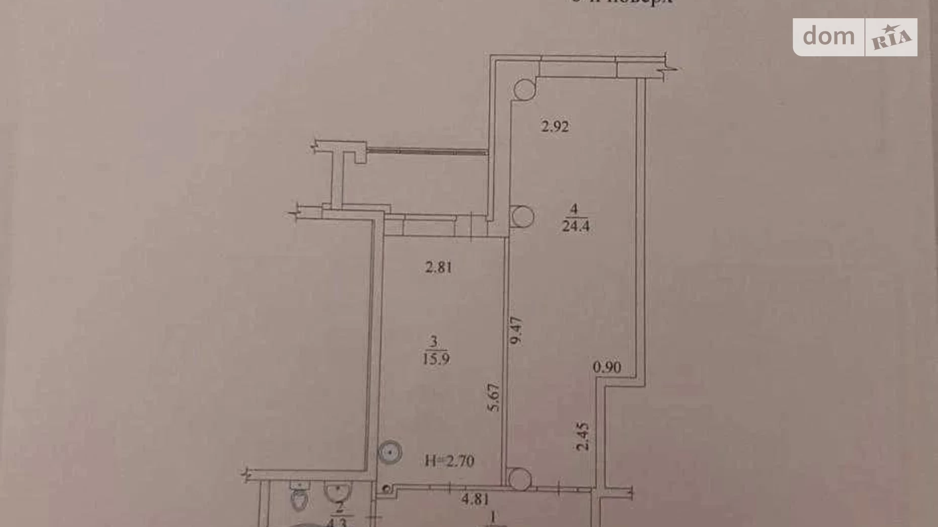 Продается 2-комнатная квартира 53 кв. м в Харькове, ул. Мирослава Мысли(Целиноградская), 58Б