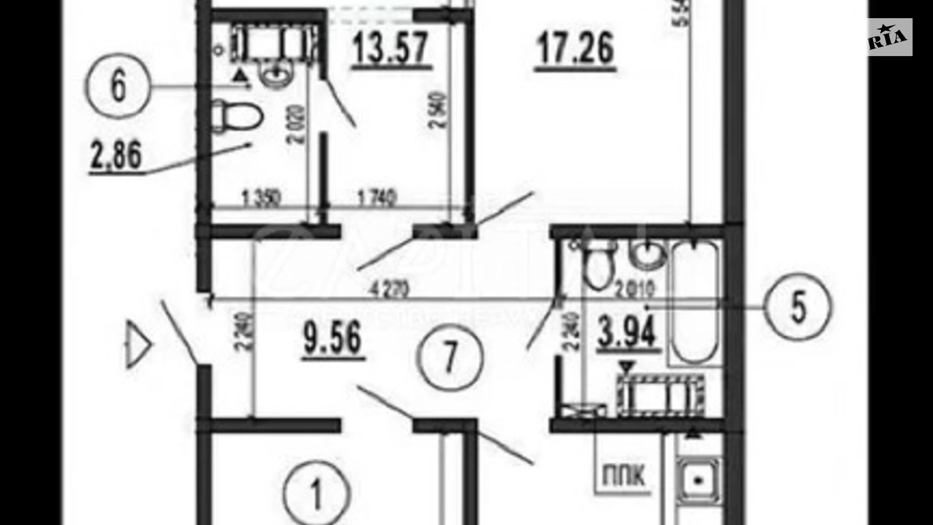 Продается 3-комнатная квартира 85 кв. м в Киеве, ул. Софии Русовой, 7 - фото 2