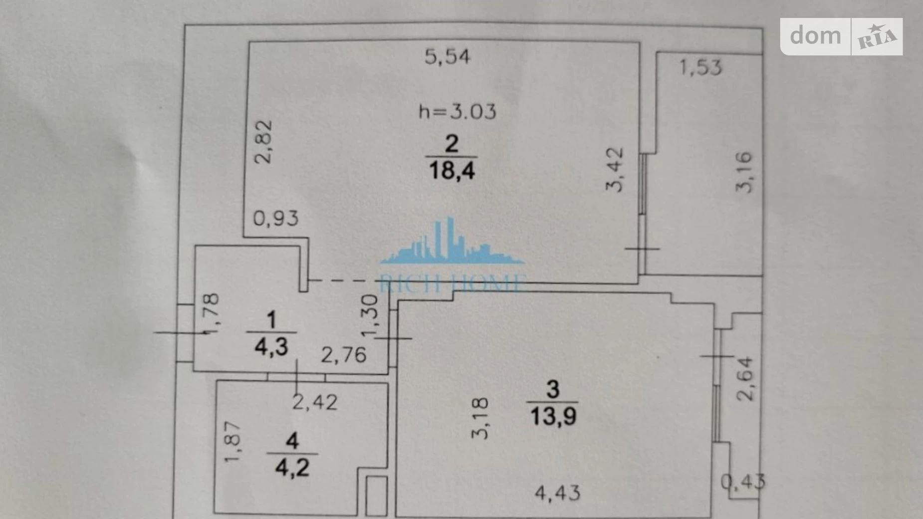 Продається 1-кімнатна квартира 45.4 кв. м у Києві, вул. Ґарета Джонса(Сім'ії Хохлових), 12 - фото 5