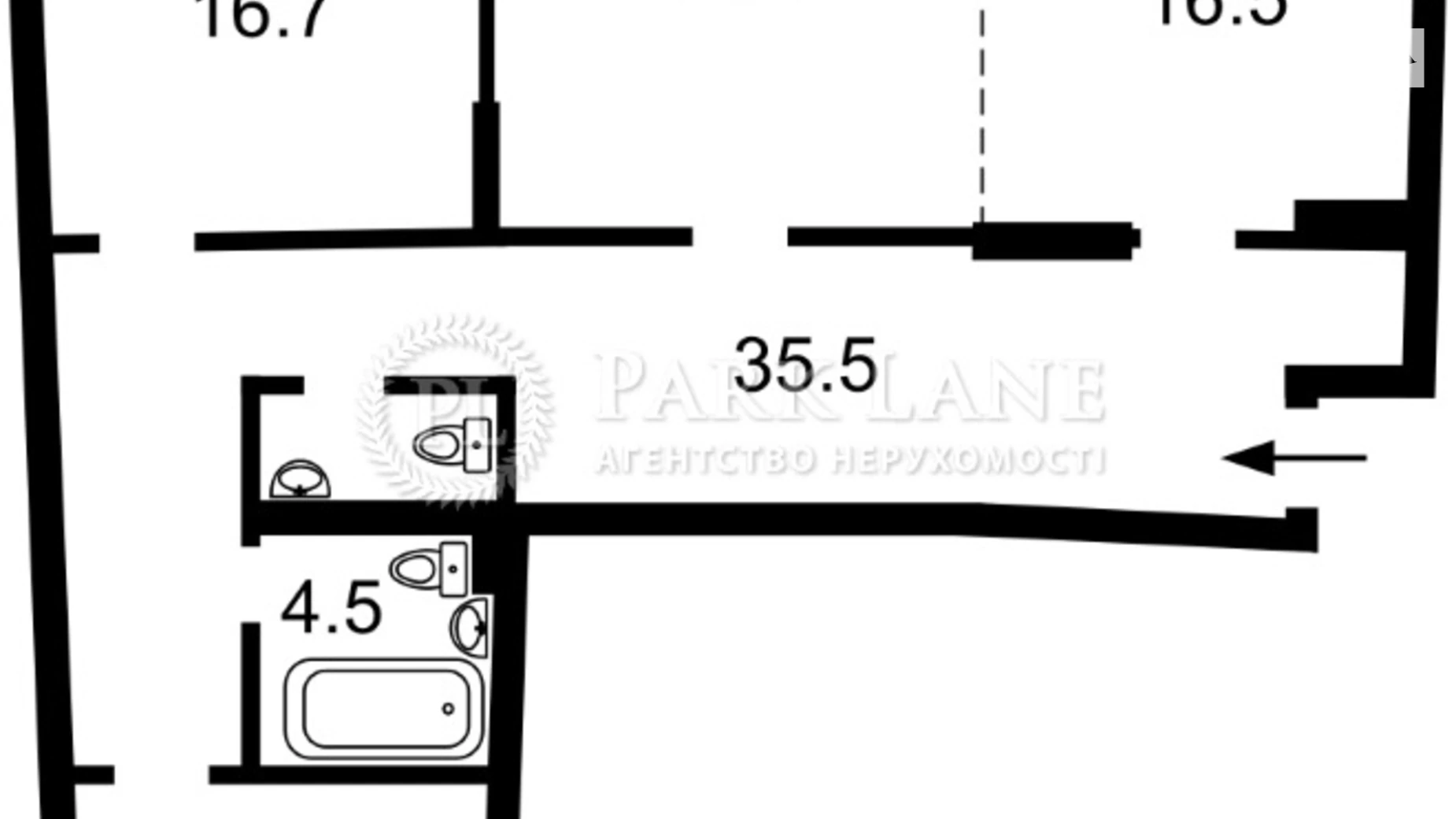 Продается 3-комнатная квартира 115 кв. м в Киеве, ул. Урловская, 11А