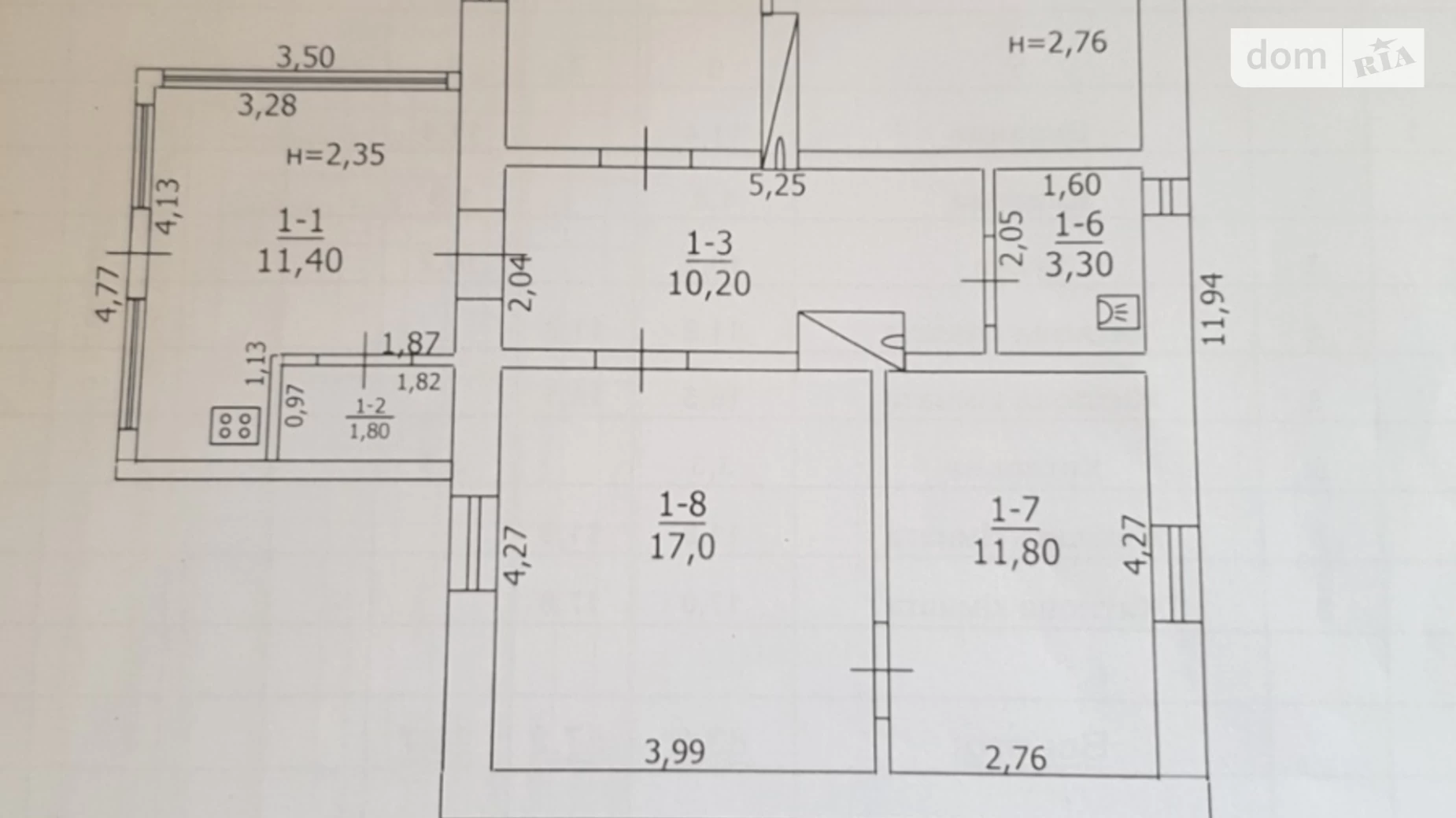 Продается часть дома 84 кв. м с камином, Центральна, 105