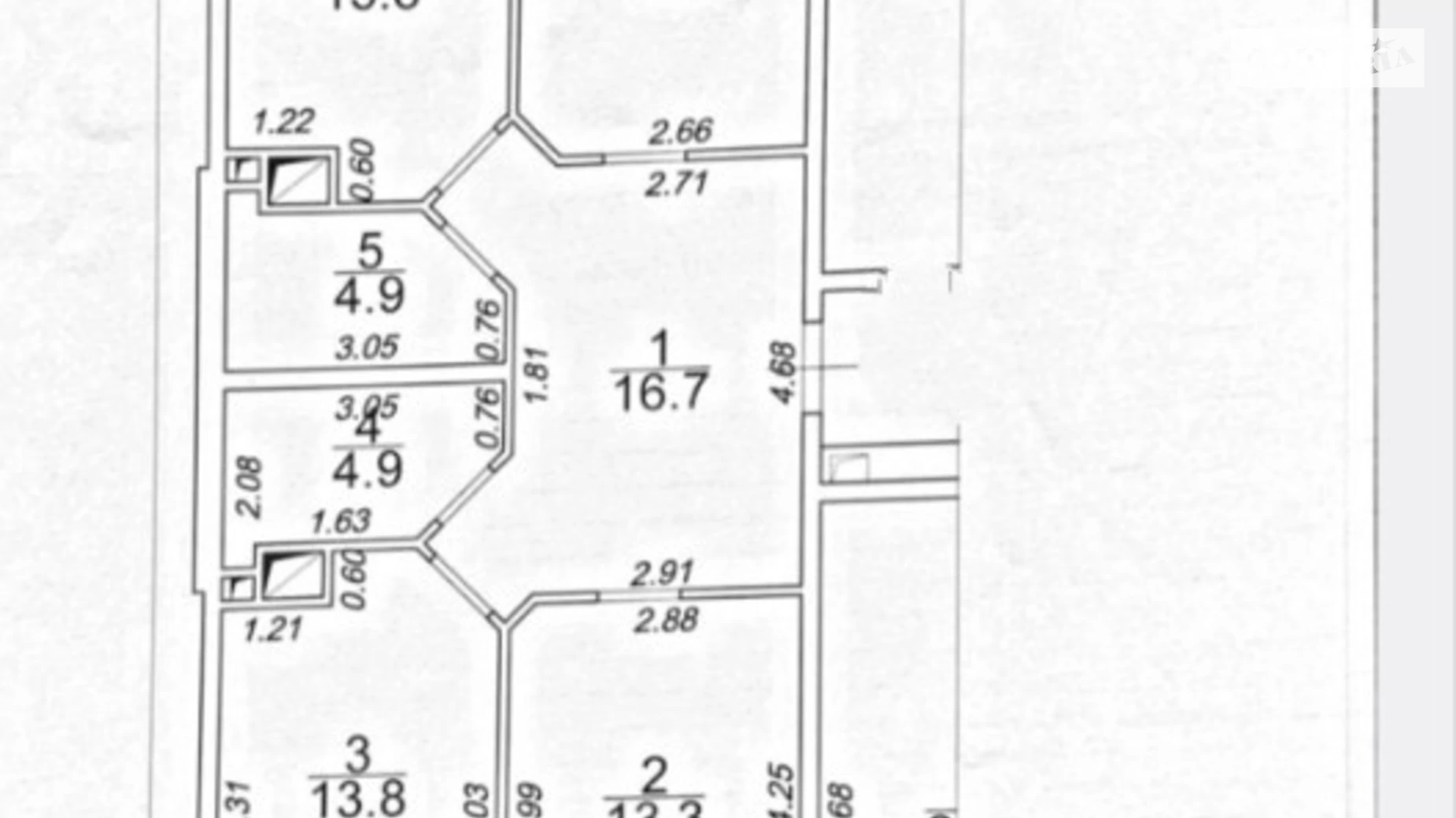 Продается 3-комнатная квартира 84 кв. м в Одессе, ул. Академика Сахарова, 3 - фото 2