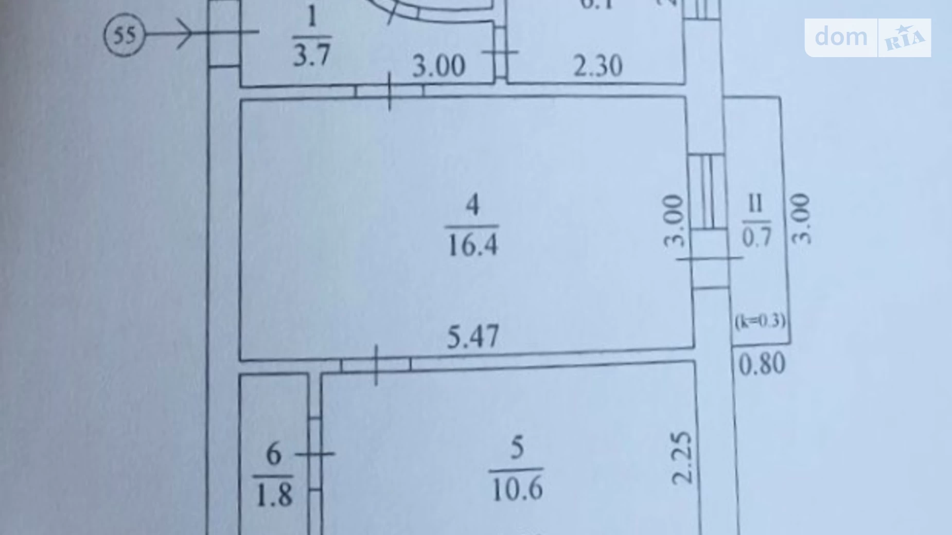 Продается 2-комнатная квартира 43 кв. м в Днепре, просп. Хмельницкого Богдана, 11