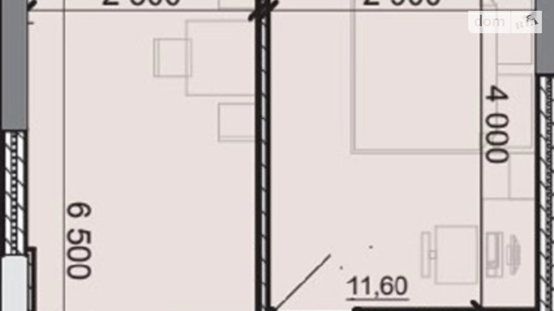 Продается 1-комнатная квартира 38.15 кв. м в Одессе, ул. Академика Вильямса - фото 2