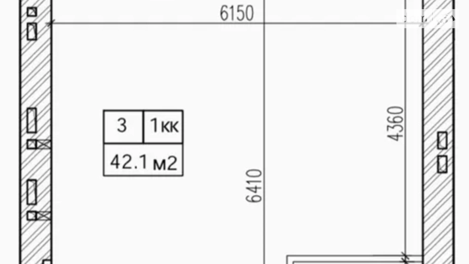 Продается 2-комнатная квартира 42 кв. м в Днепре, просп. Слобожанский, 83А - фото 2