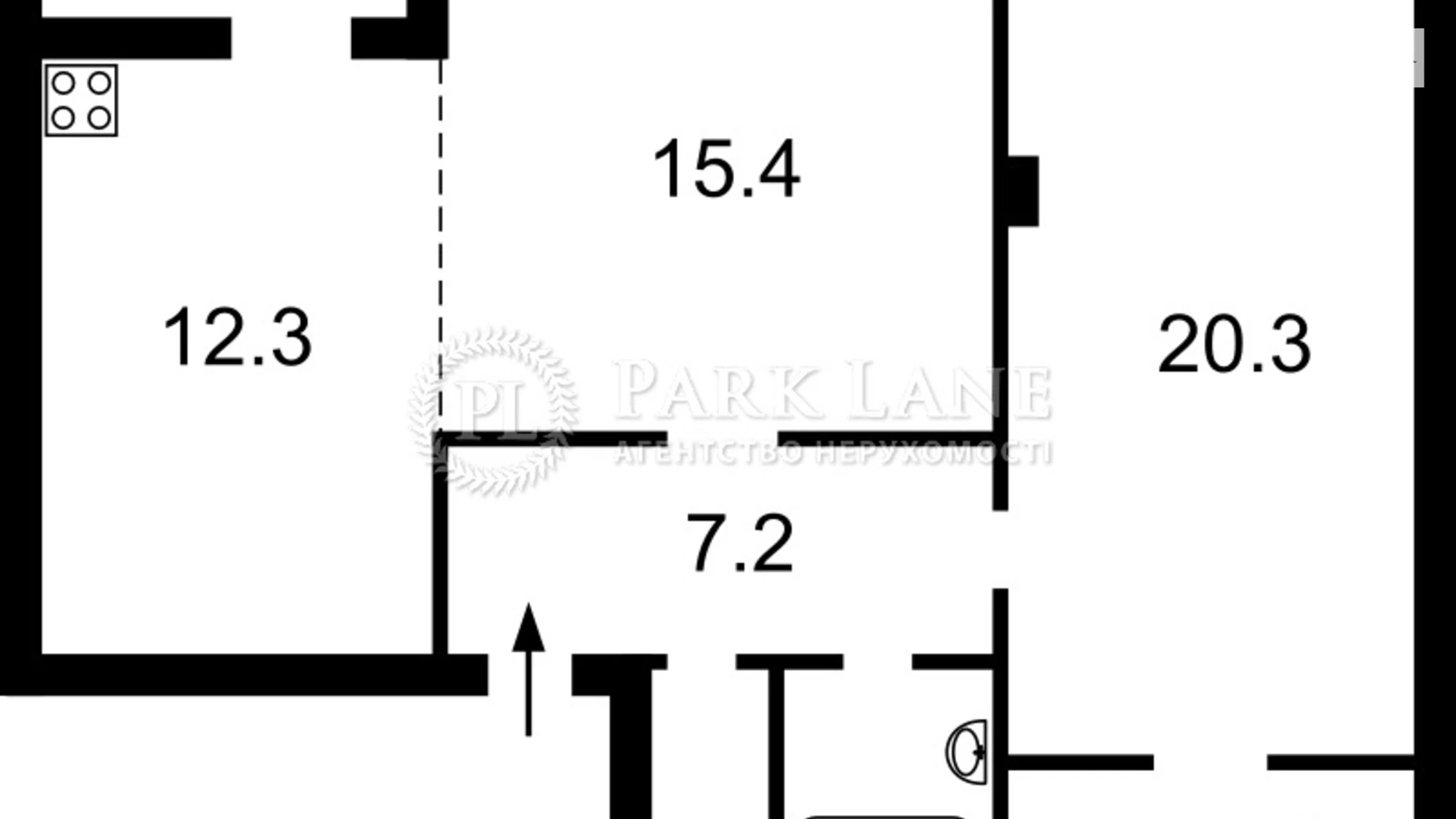 Продается 2-комнатная квартира 72 кв. м в Киеве, ул. Василия Тютюнника, 5В