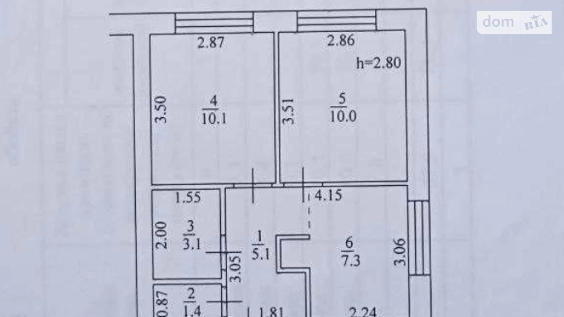 Продается 1-комнатная квартира 37 кв. м в Гостомеле, ул. Мирная, 3А