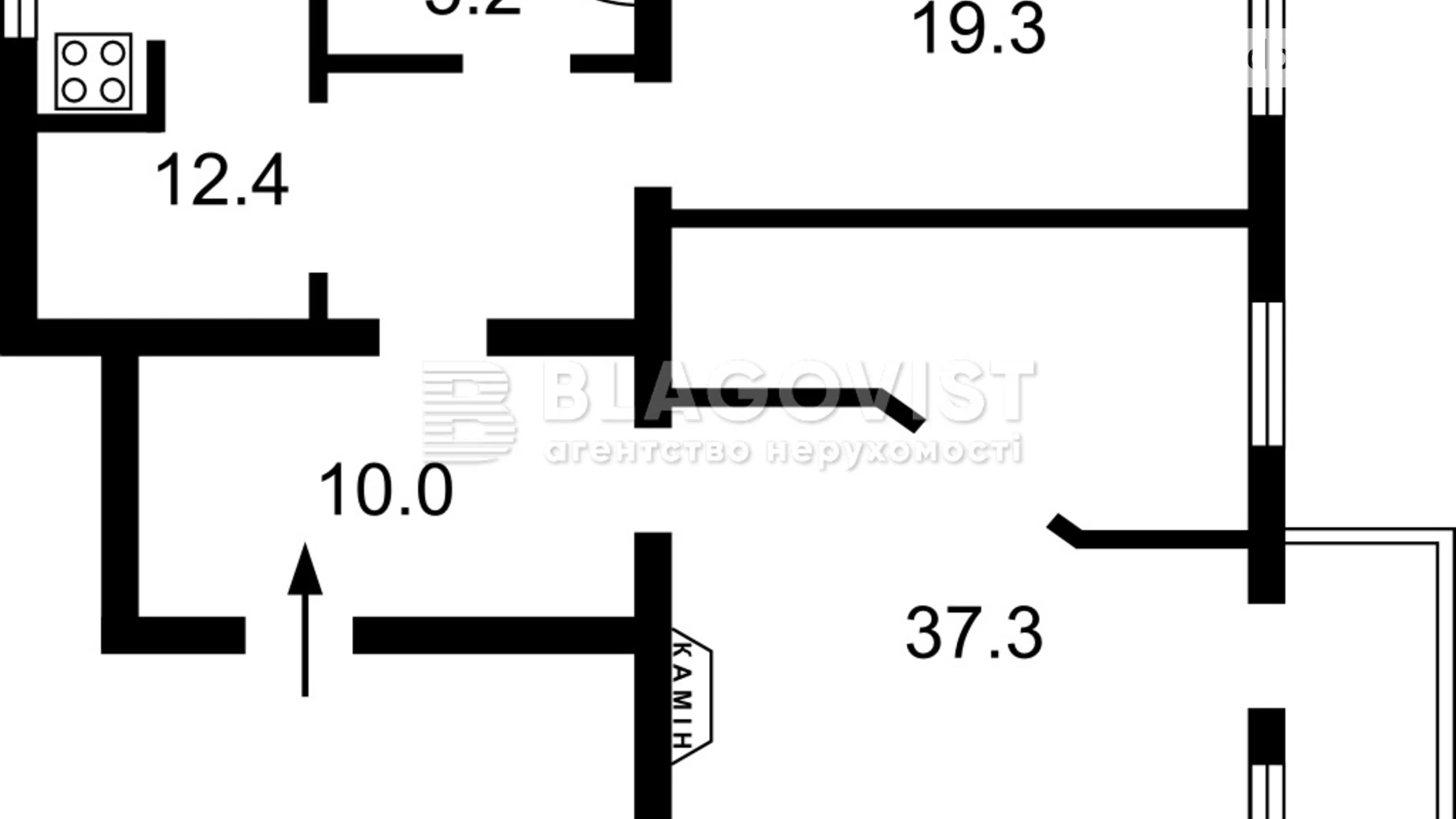 Продается 3-комнатная квартира 92 кв. м в Киеве, ул. Ореховатская(Бурмистенко), 9/10