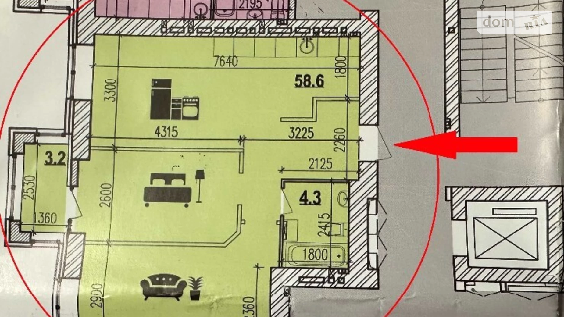 Продается 2-комнатная квартира 67 кв. м в Днепре, ул. Евгения Чикаленко(Аржанова), 1-3 - фото 2