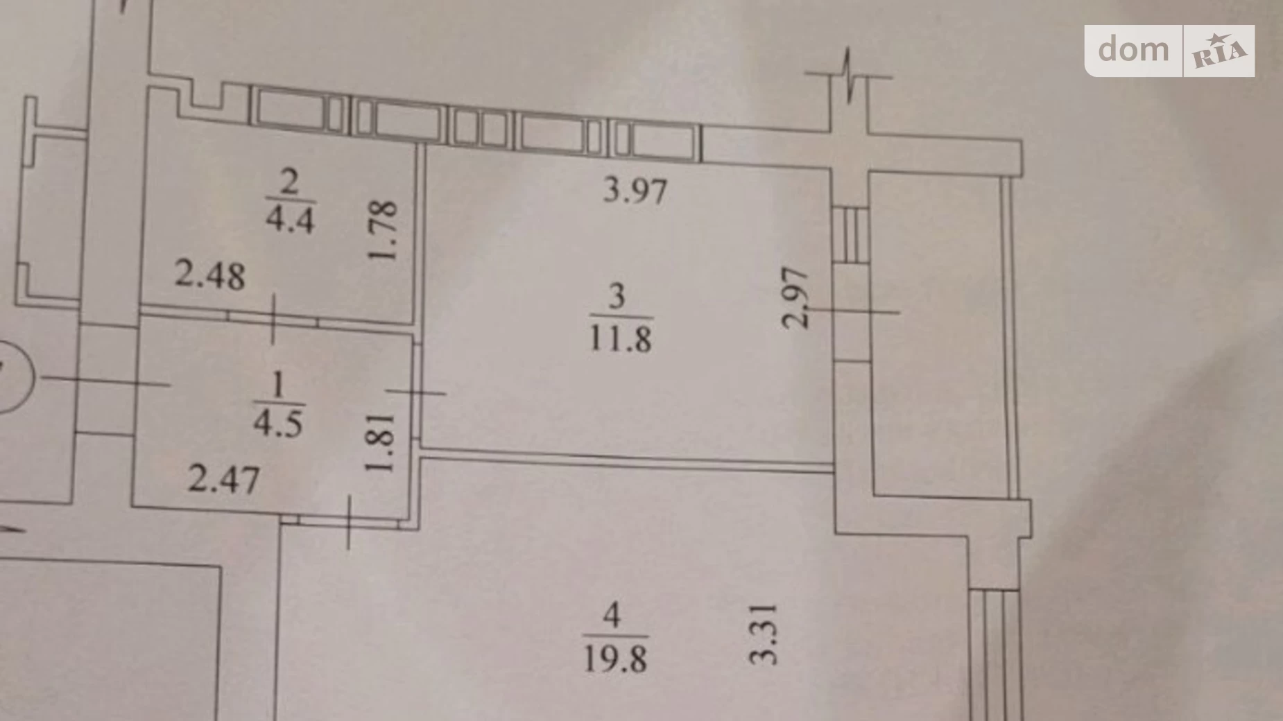 Продается 1-комнатная квартира 42.6 кв. м в Харькове, просп. Героев Харькова(Московский), 270Г