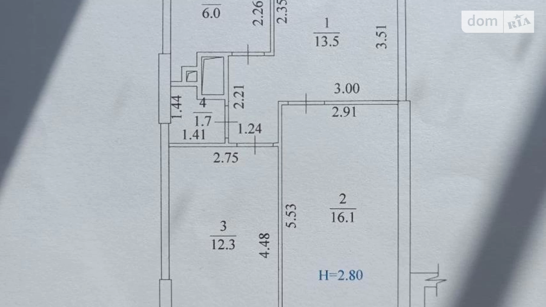 Продається 2-кімнатна квартира 52 кв. м у Харкові, просп. Перемоги, 65Г