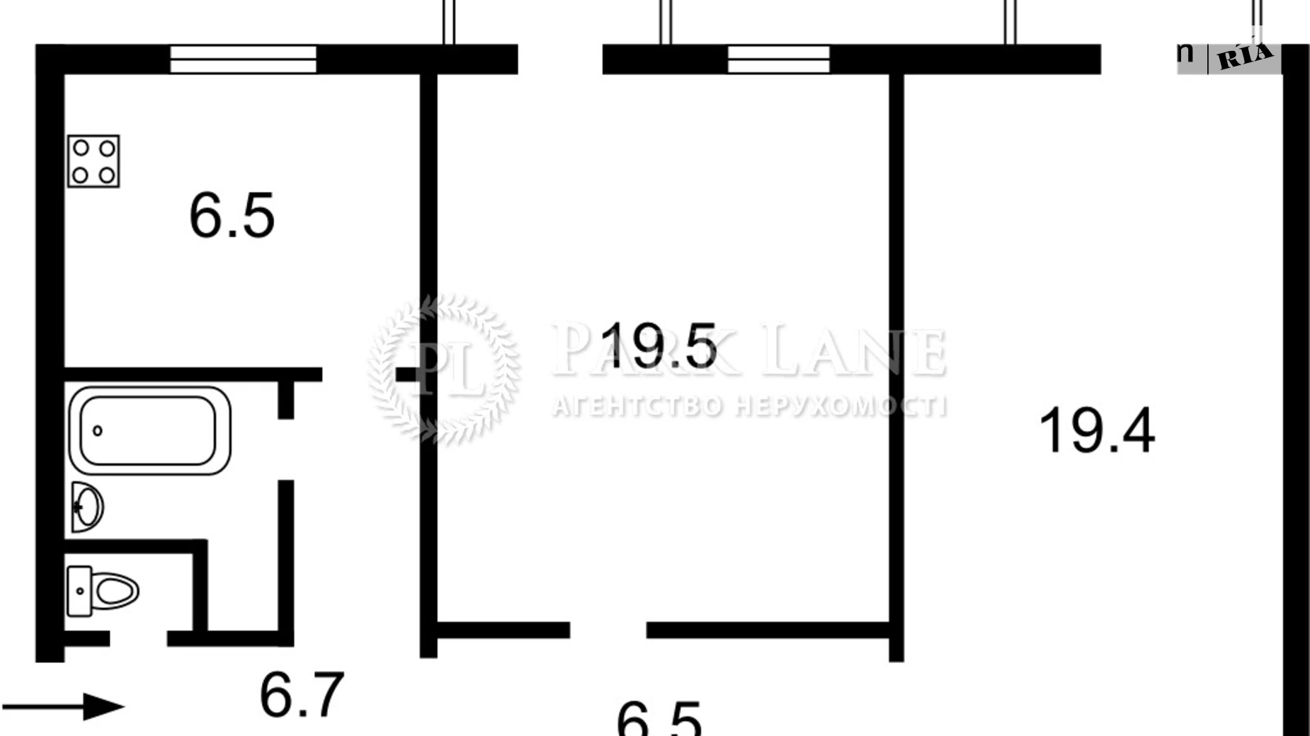 Продается 2-комнатная квартира 63.6 кв. м в Киеве, ул. Софиевская, 8