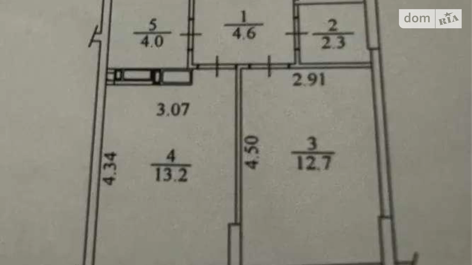 Продається 1-кімнатна квартира 37 кв. м у Києві, Наддніпрянське шосе, 1