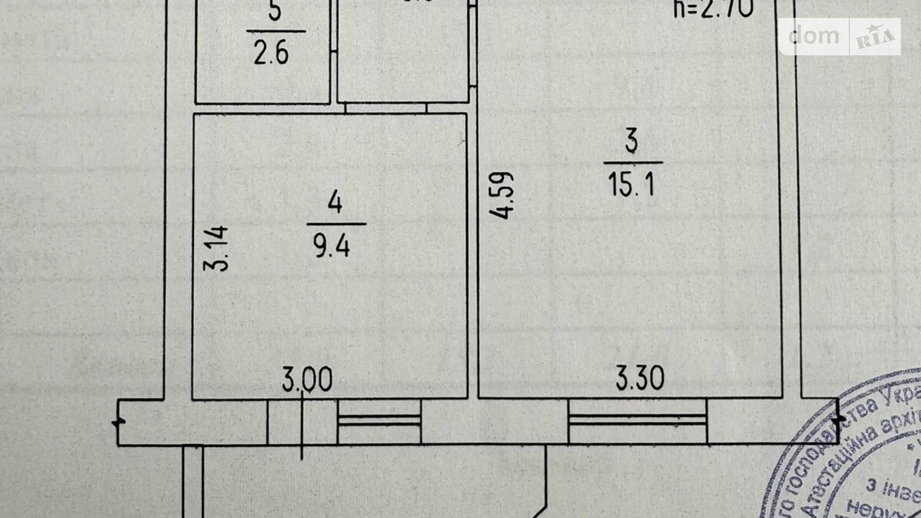 Продается 1-комнатная квартира 38 кв. м в Черкассах, просп. Победы(30-летия Победы), 25/8 - фото 17