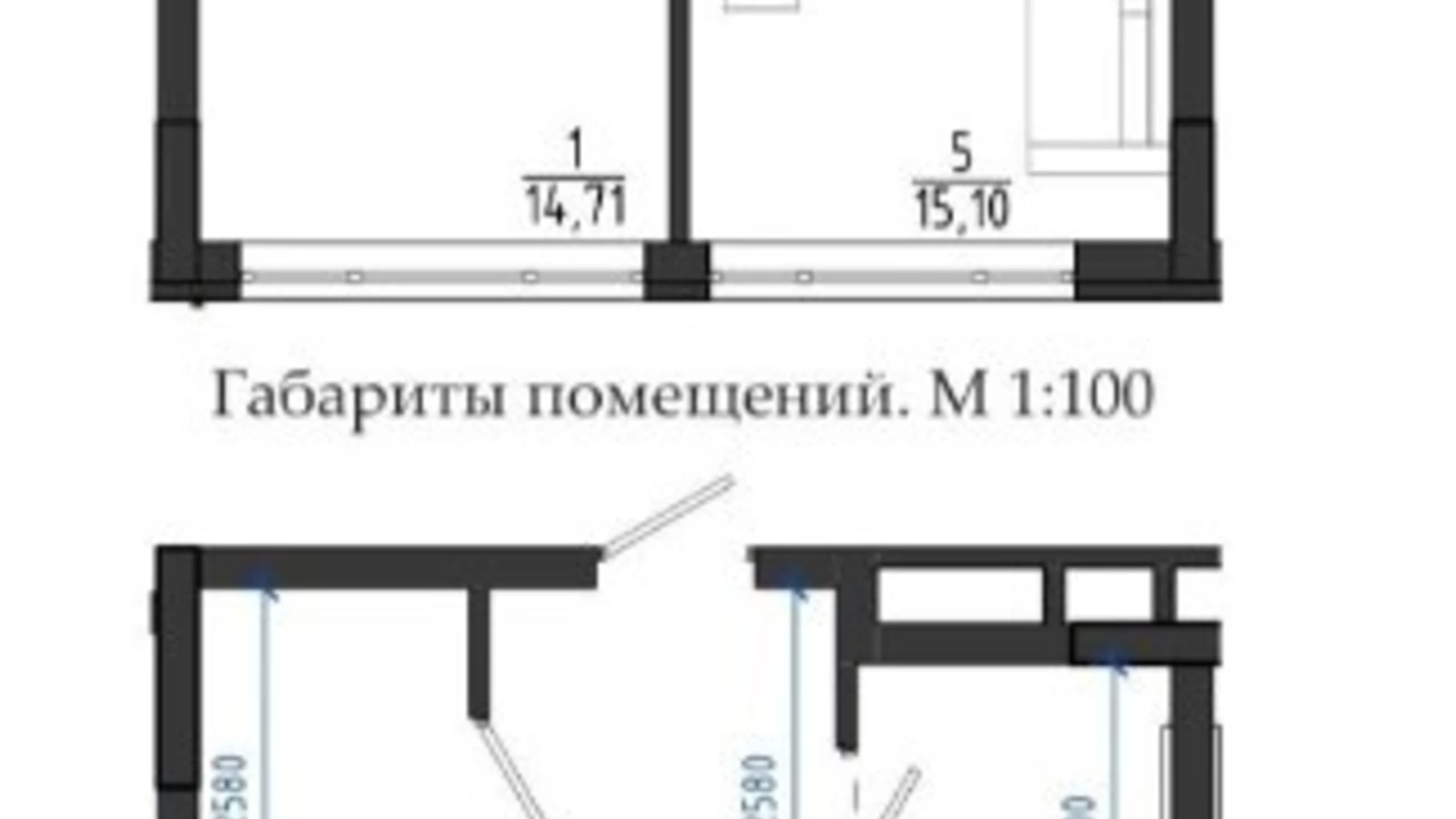 Продается 1-комнатная квартира 43.9 кв. м в Одессе, ул. Чехова