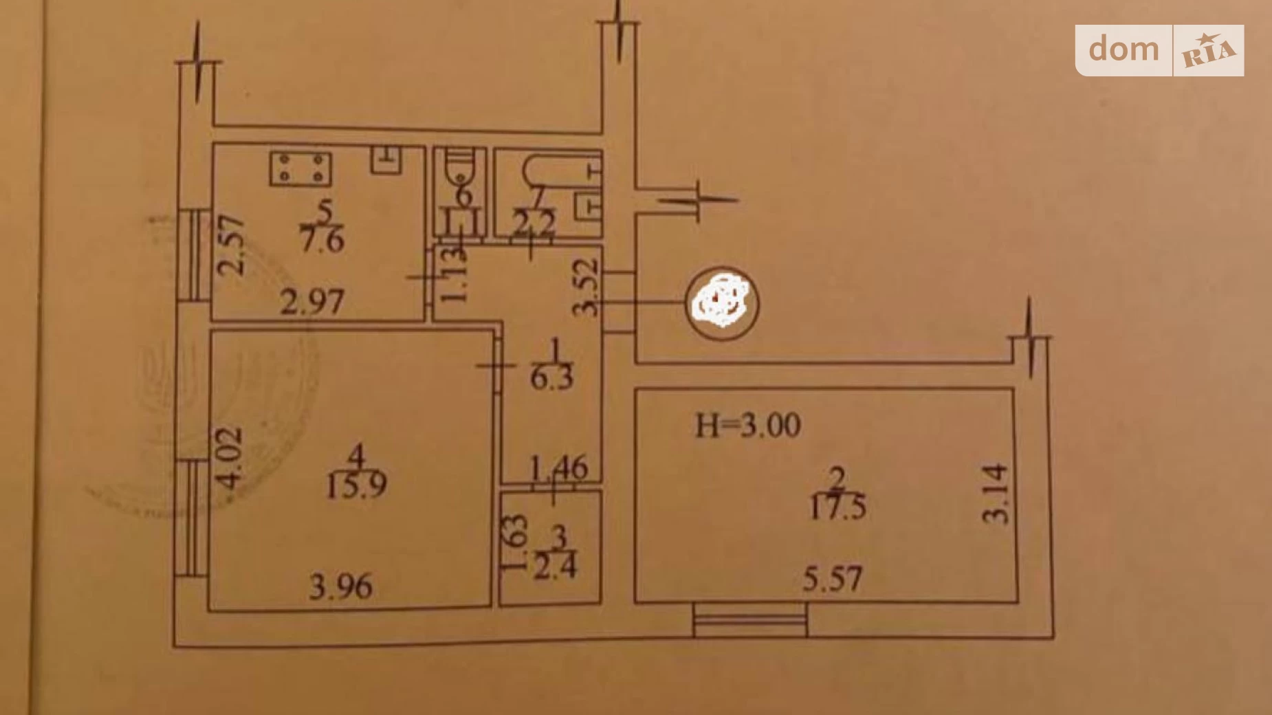 Продается 2-комнатная квартира 53 кв. м в Харькове, Салтовское шоссе, 63/2