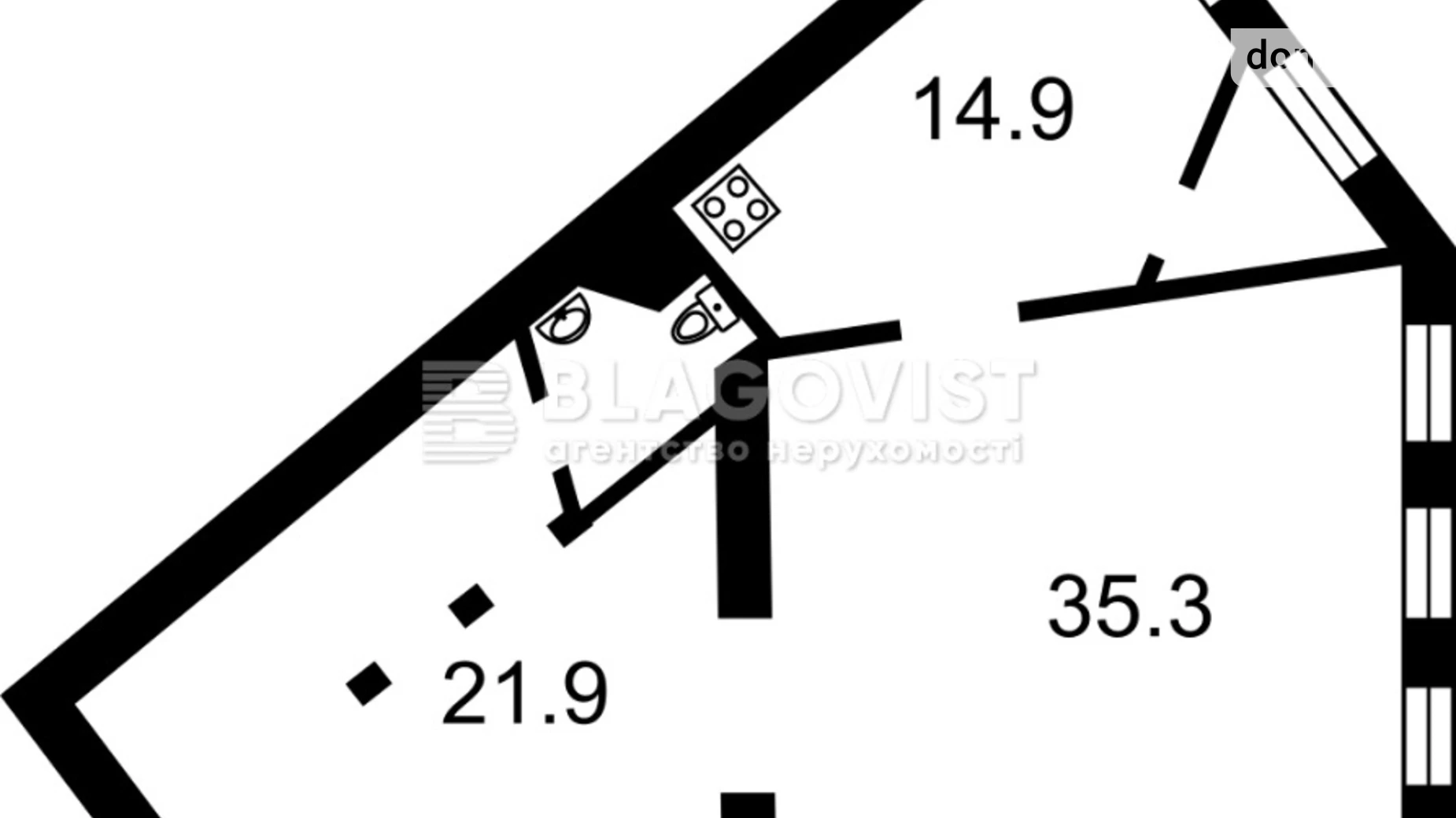 Продается 3-комнатная квартира 78.1 кв. м в Киеве, спуск Андреевский, 34 - фото 4