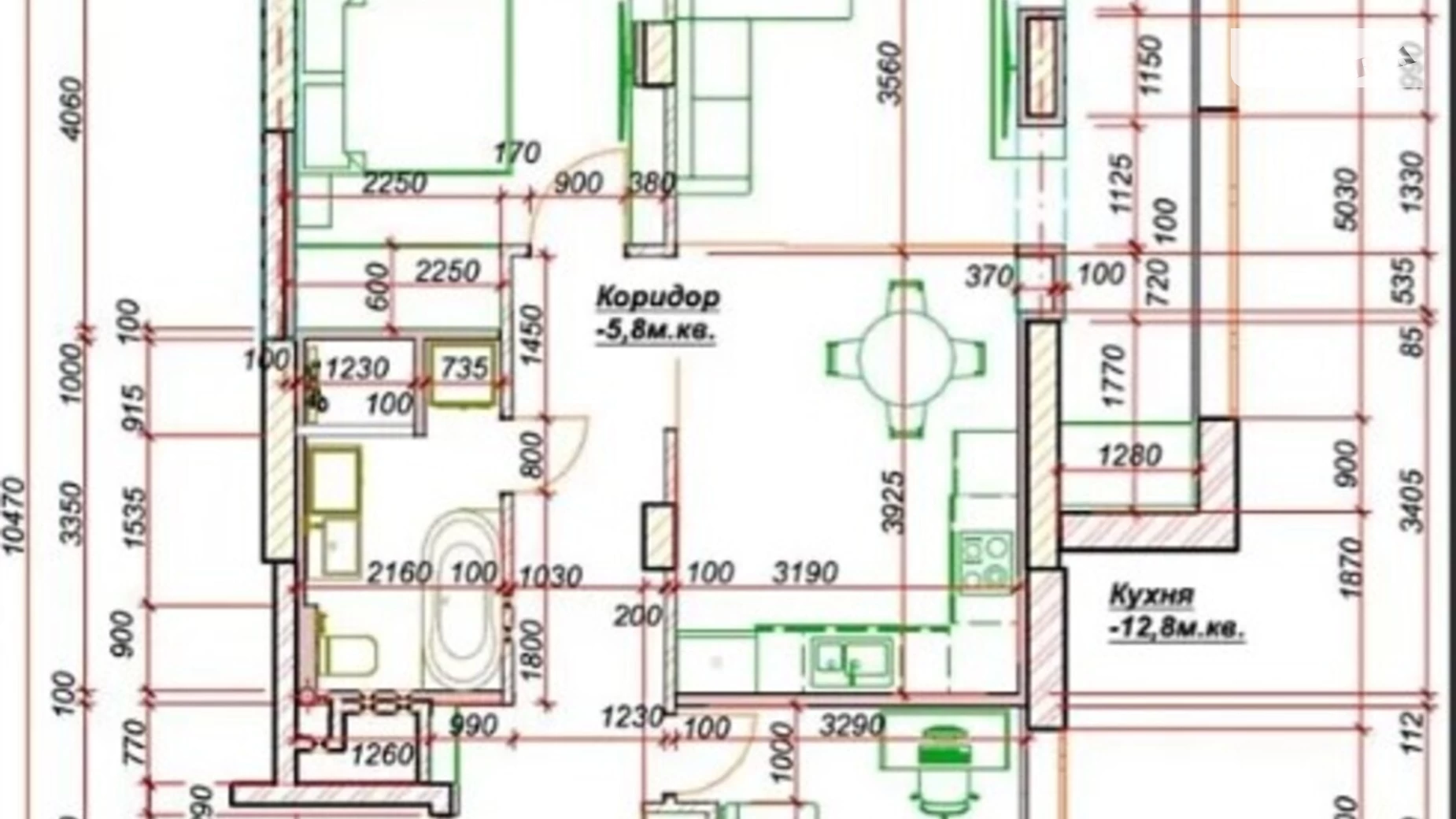 Продается 3-комнатная квартира 79.7 кв. м в Днепре, ул. Набережная Победы, 40Д