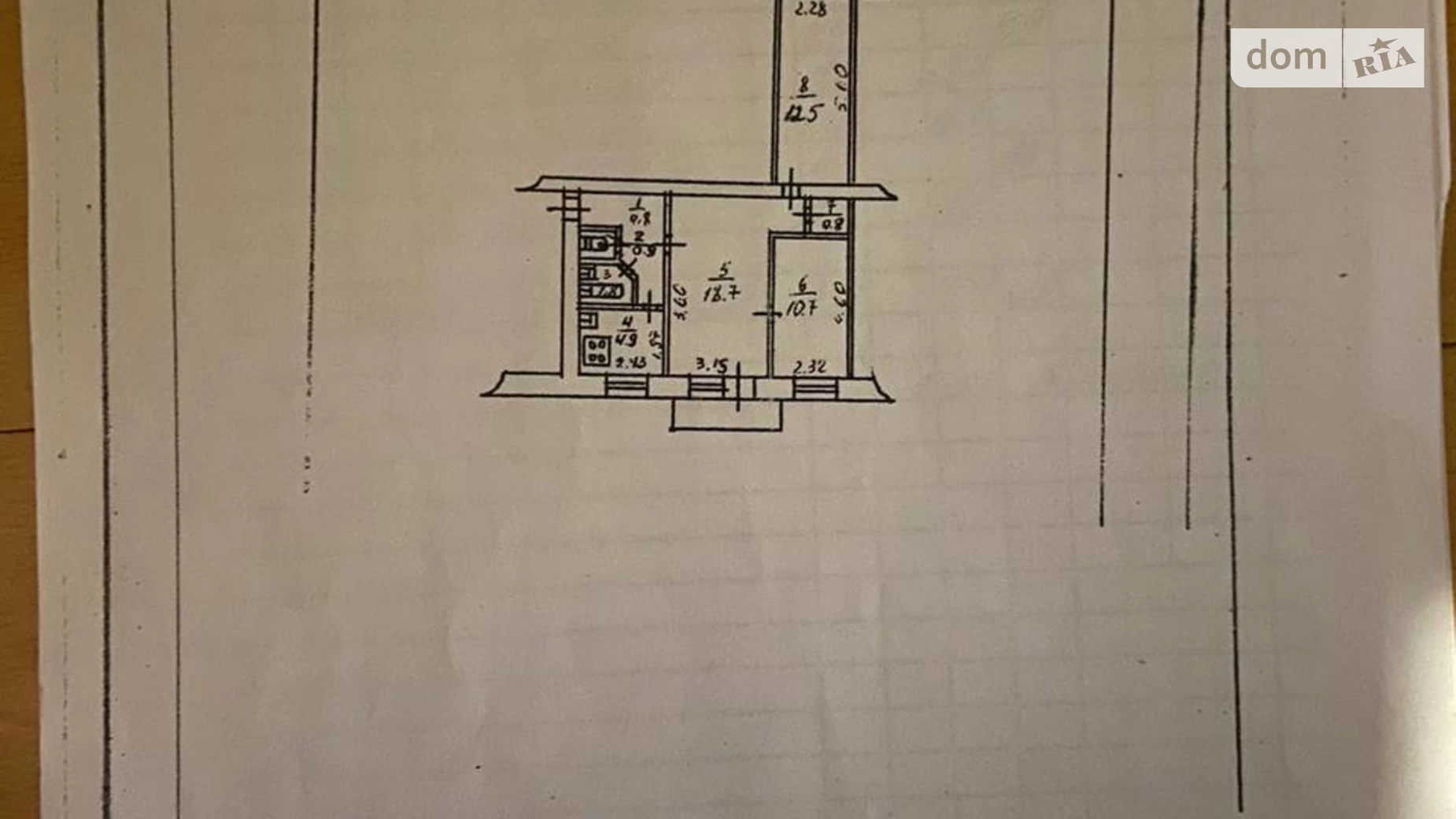 Продается 3-комнатная квартира 55.1 кв. м в Днепре, просп. Науки(Гагарина), 125