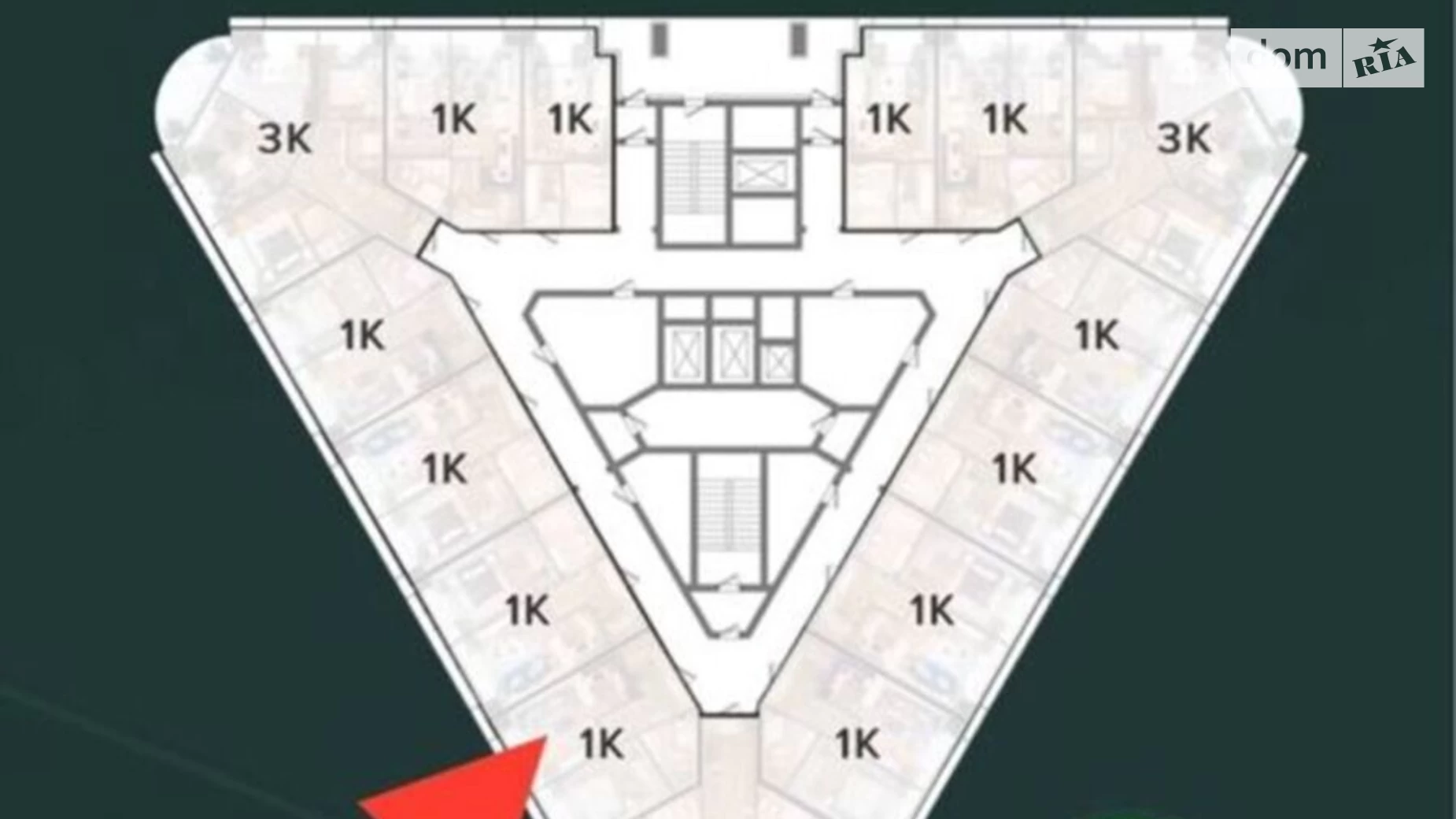 Продается 2-комнатная квартира 50.44 кв. м в Днепре, ул. Набережная Победы, 9 - фото 5