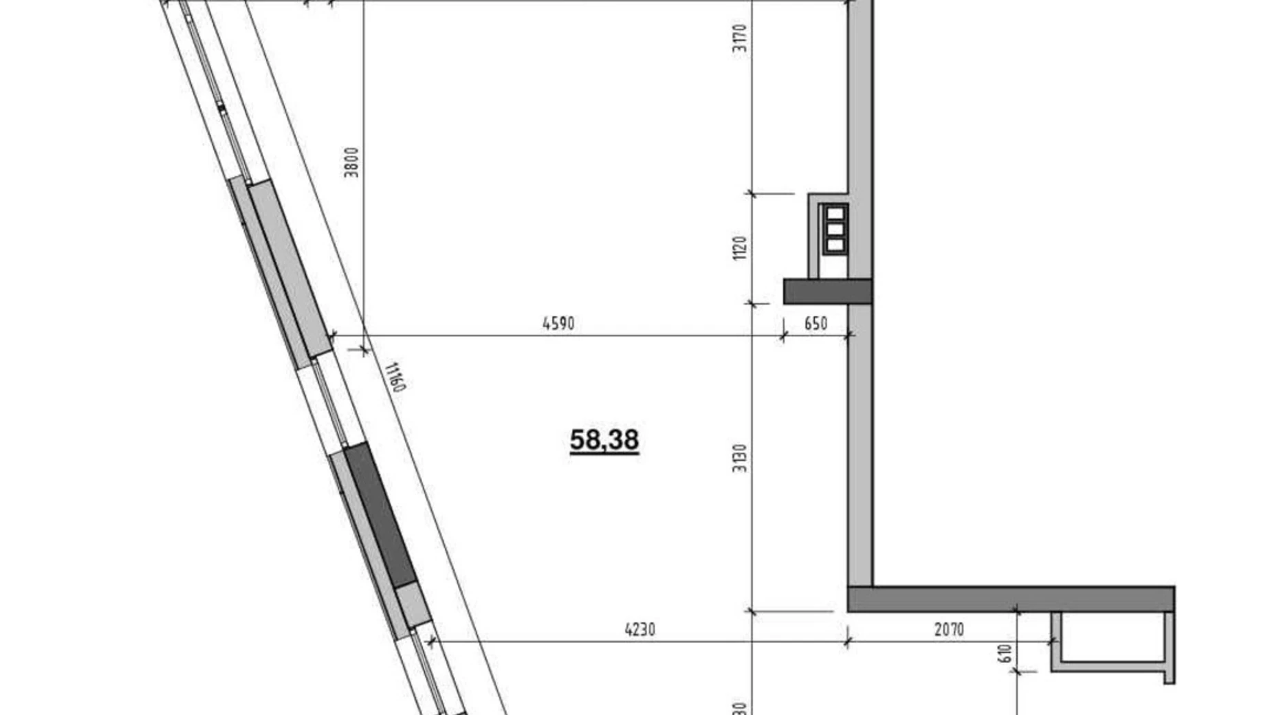 Продается офис 58.38 кв. м в бизнес-центре, цена: 97379 $ - фото 2