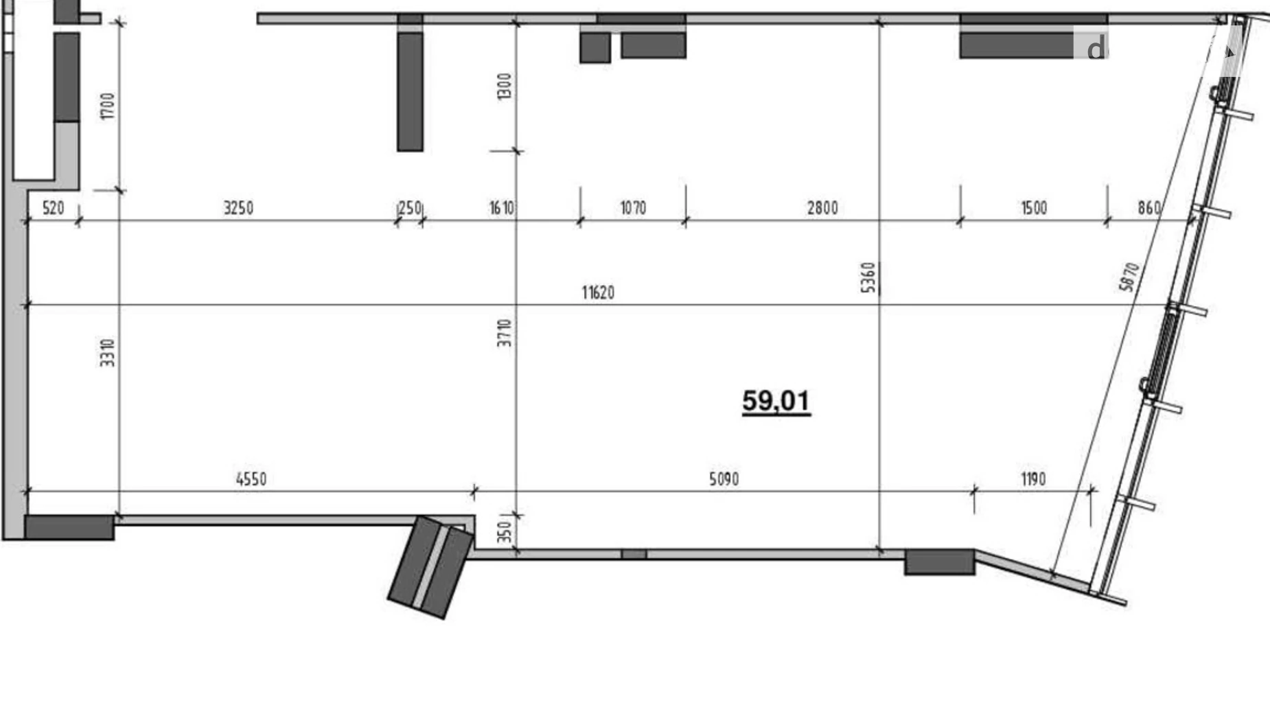 Продается офис 59.01 кв. м в бизнес-центре, цена: 98430 $ - фото 2