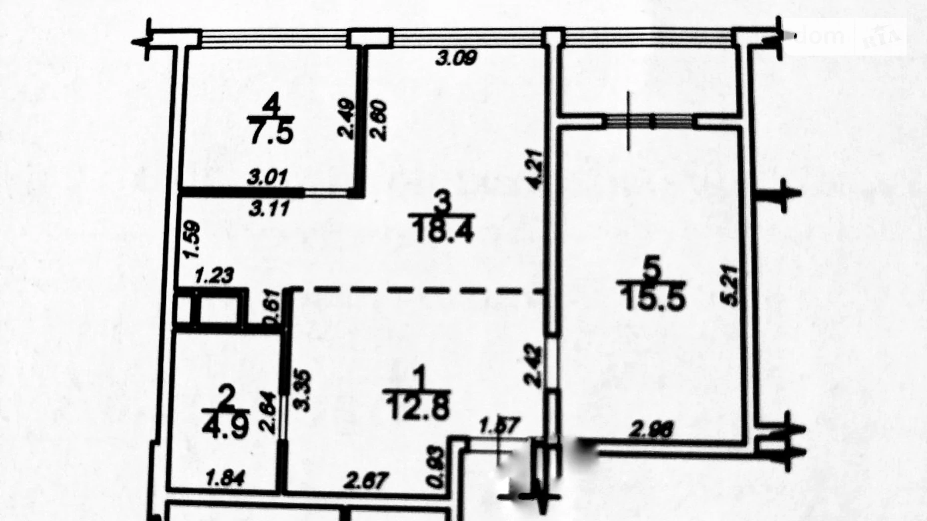 Продается 2-комнатная квартира 62.7 кв. м в Одессе, ул. Бассейная, 6А - фото 2