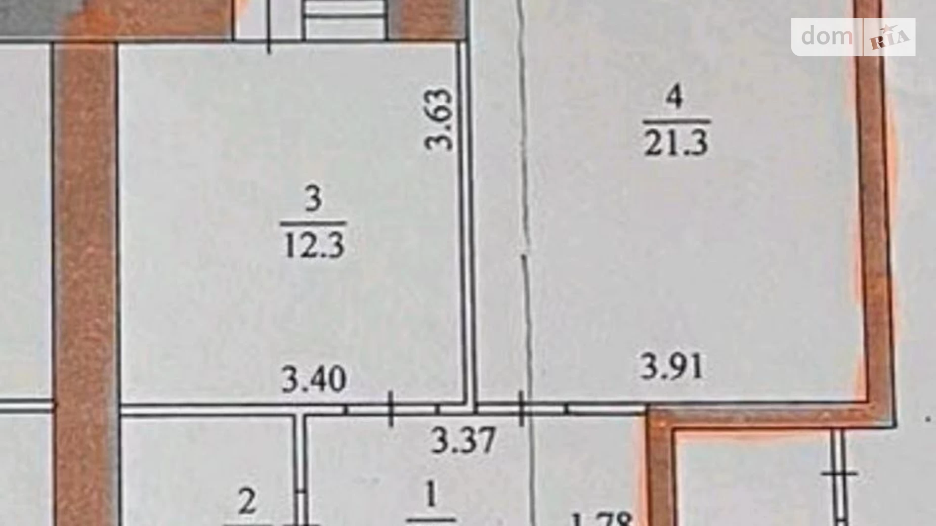 1-комнатная квартира 48 кв. м в Тернополе, ул. Довженко Александра