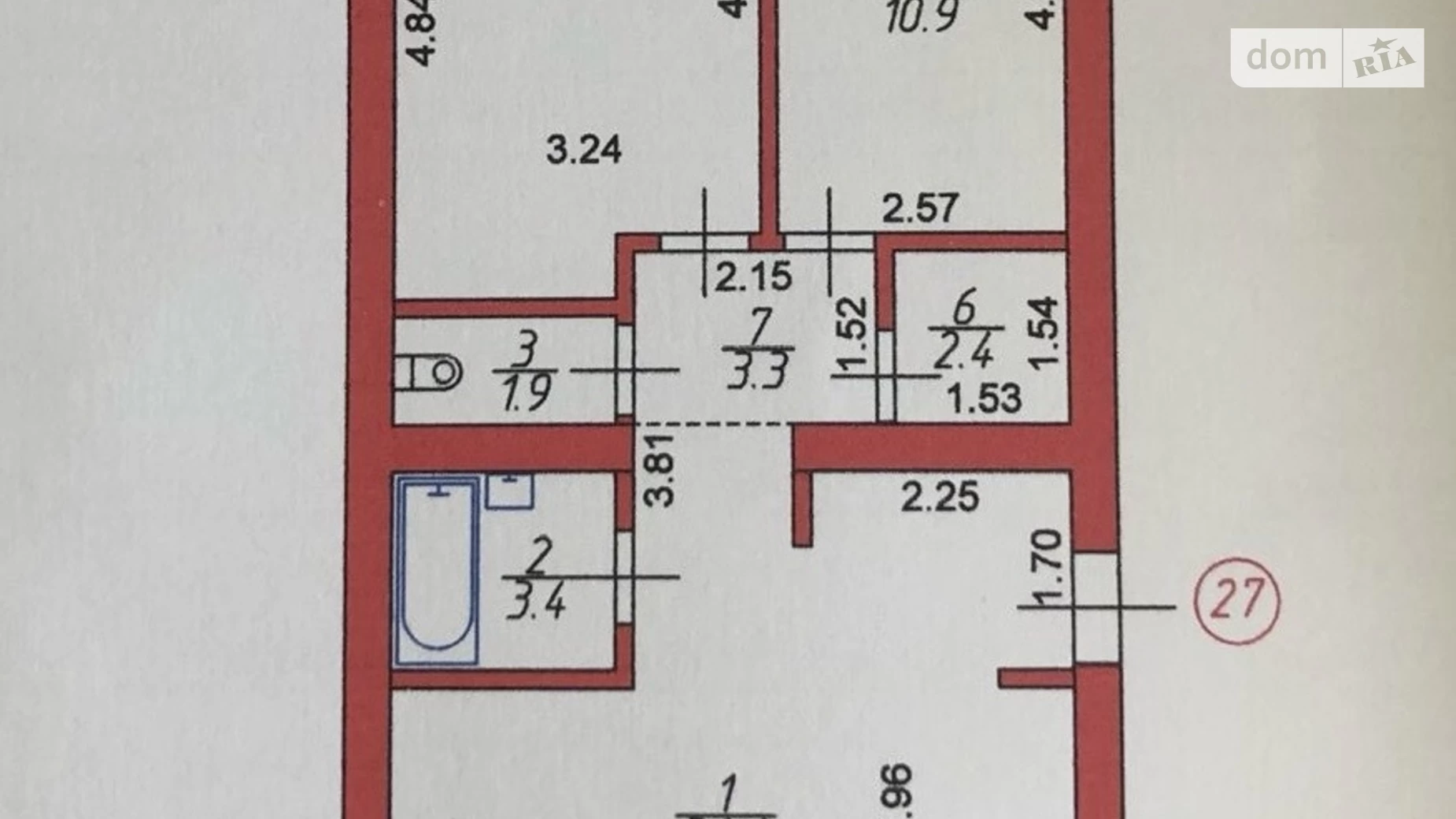 Продається 2-кімнатна квартира 79.1 кв. м у Тарасове, вул. Лесі Українки, 8