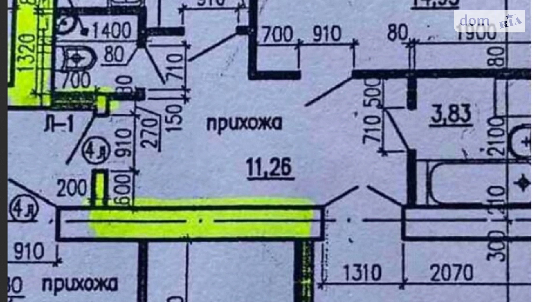 2-комнатная квартира 65.2 кв. м в Тернополе, Київська-Тарнавського - фото 5